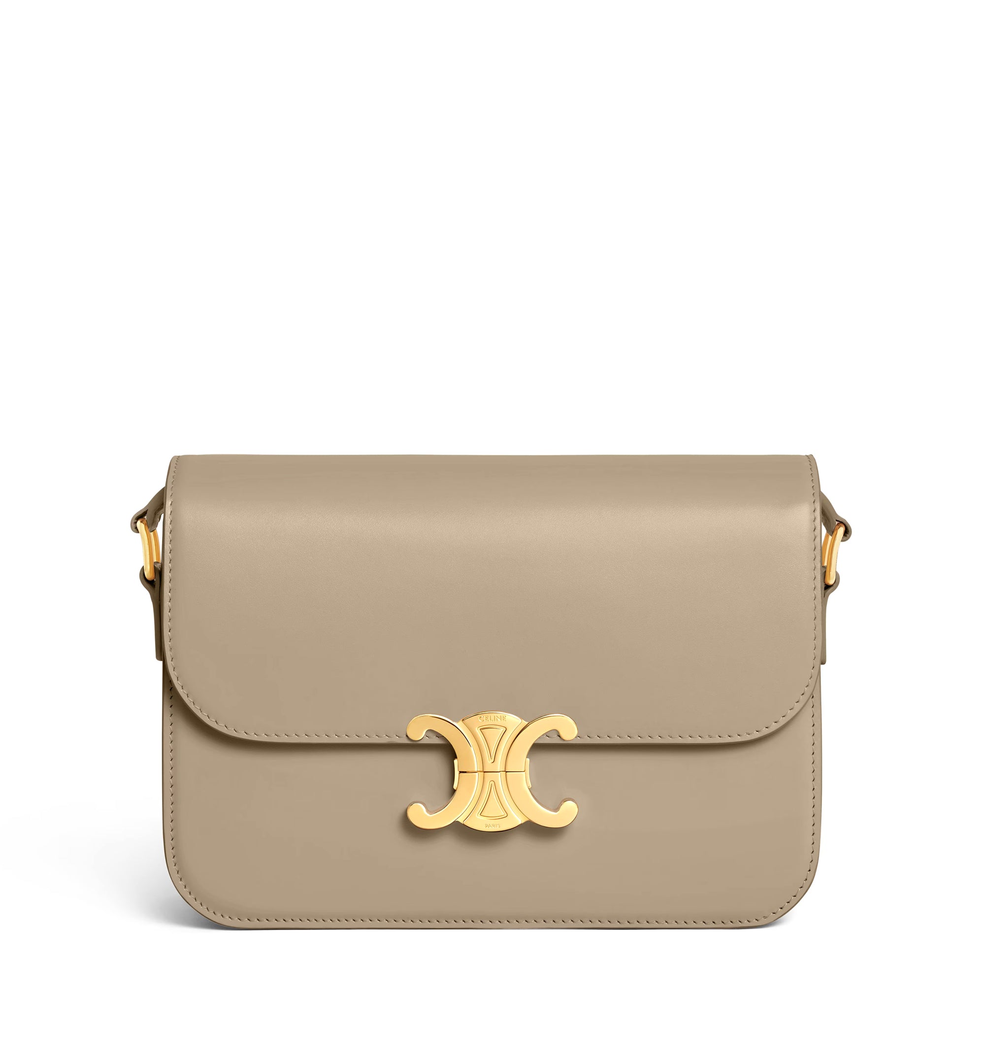 Classique Triomphe Bag In Shiny Calfskin