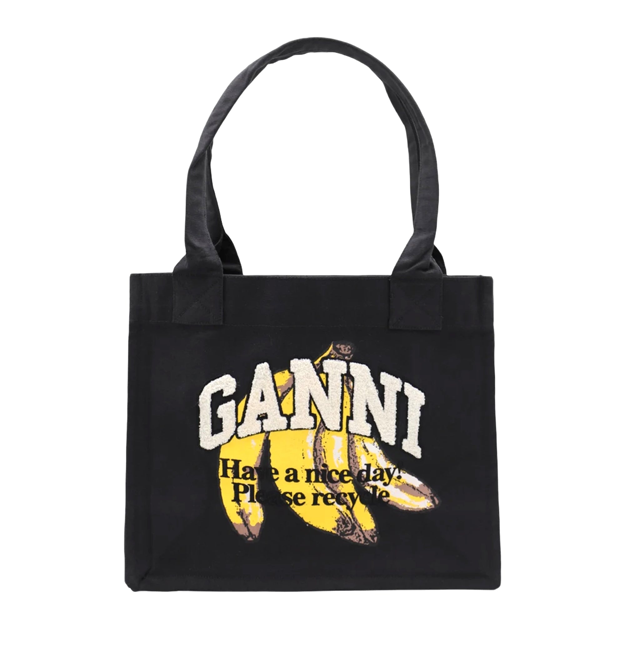 Large Banana Print Bag