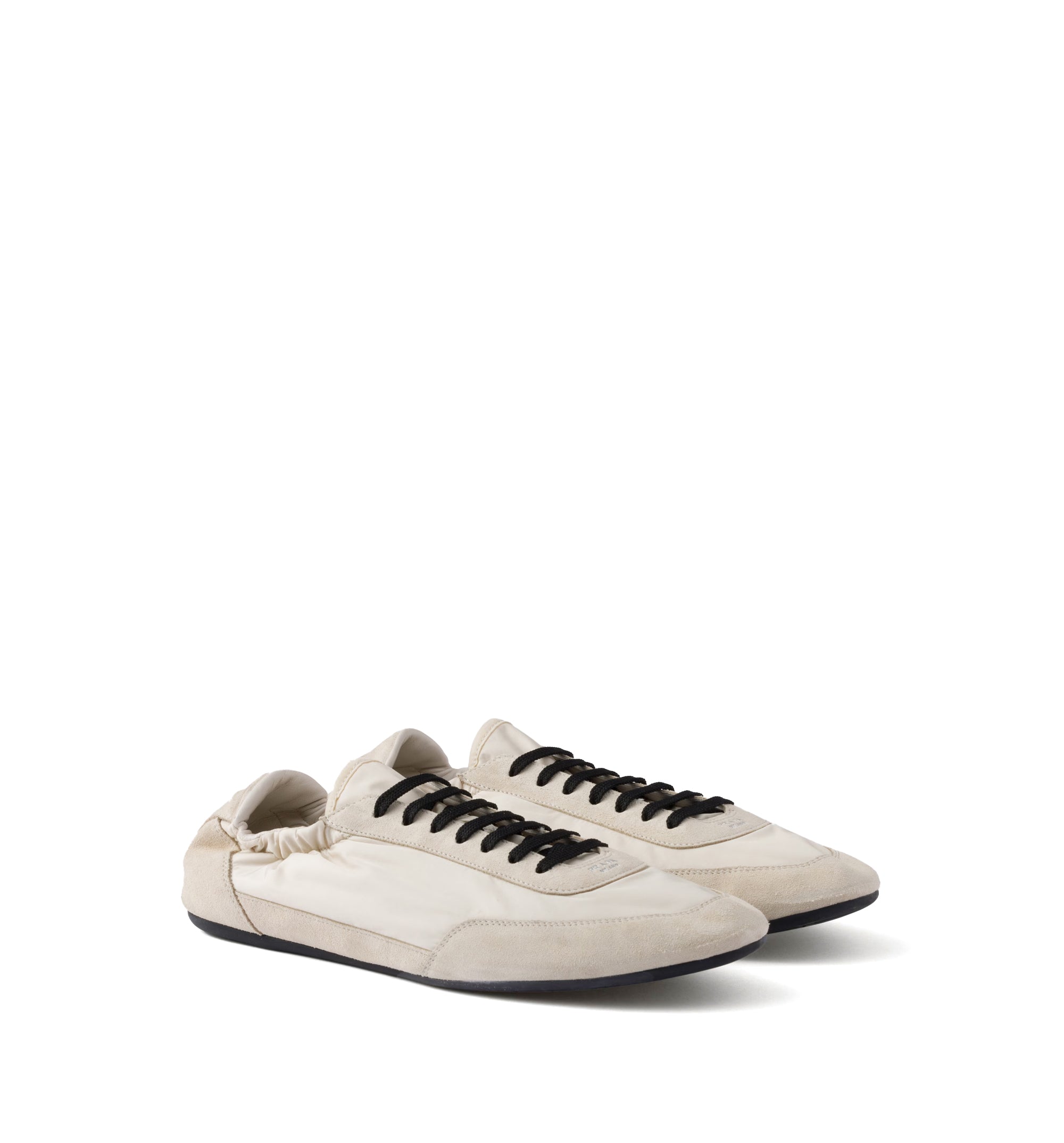 Re-Nylon and Suede Collapse Sneakers
