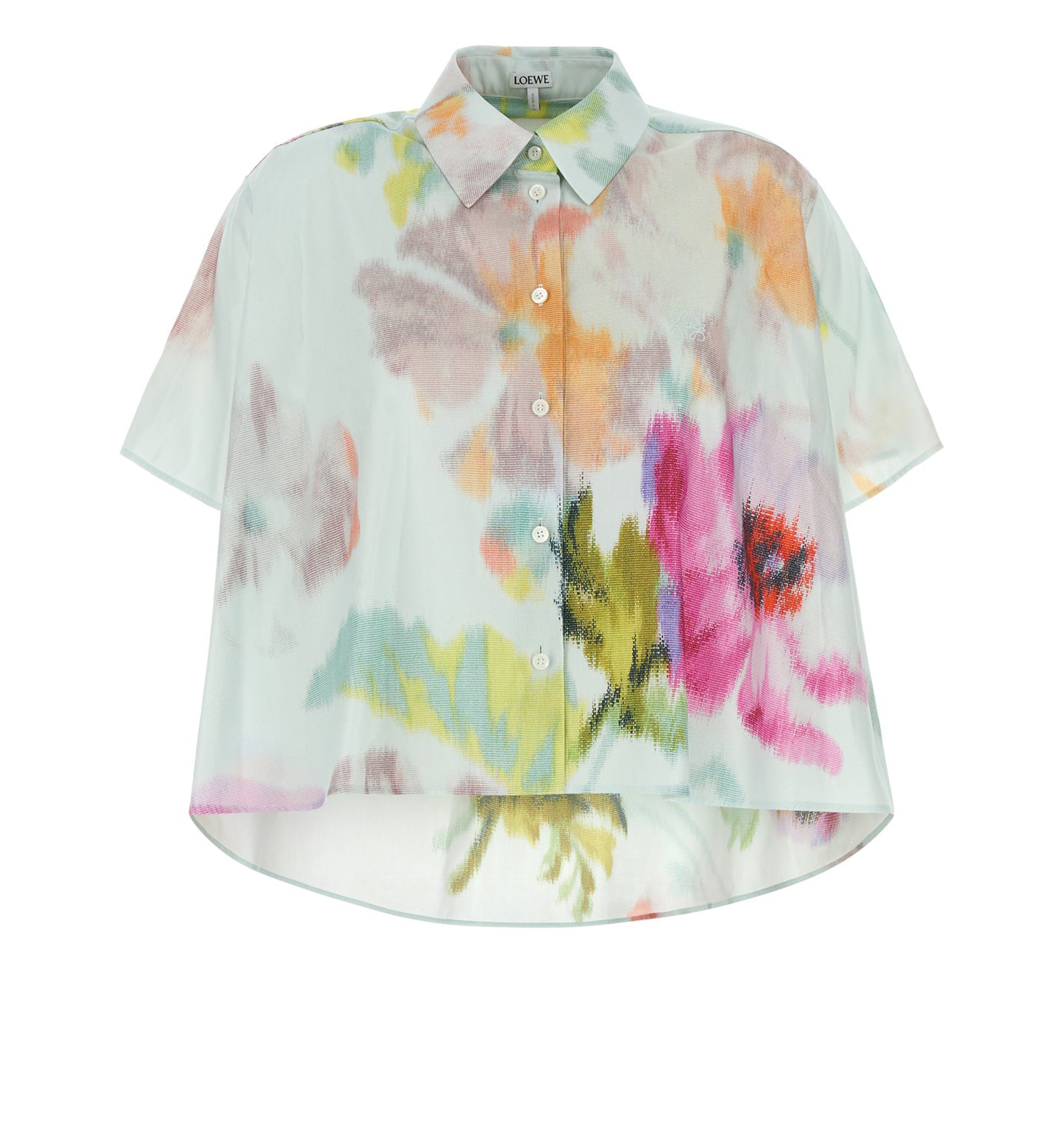 Printed Cotton Blend Shirt