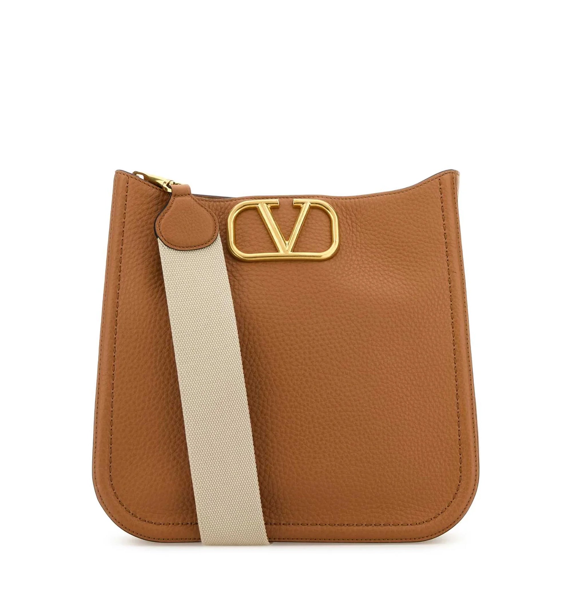 Valentino Alltime Logo Plaque Shoulder Bag