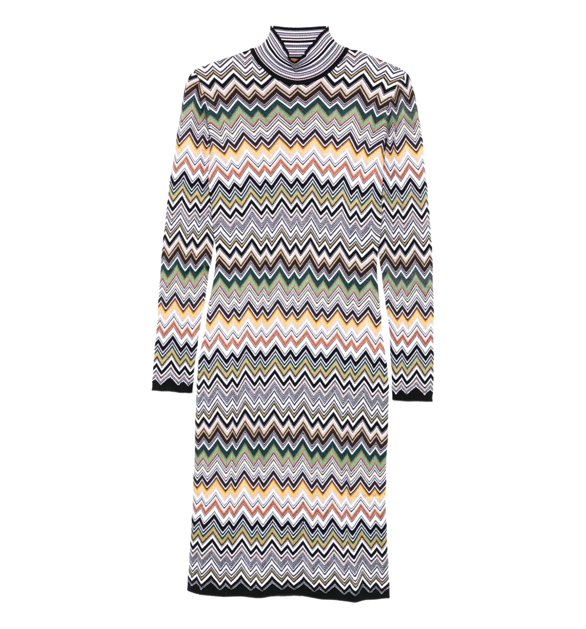 Wool Blend Midi Dress