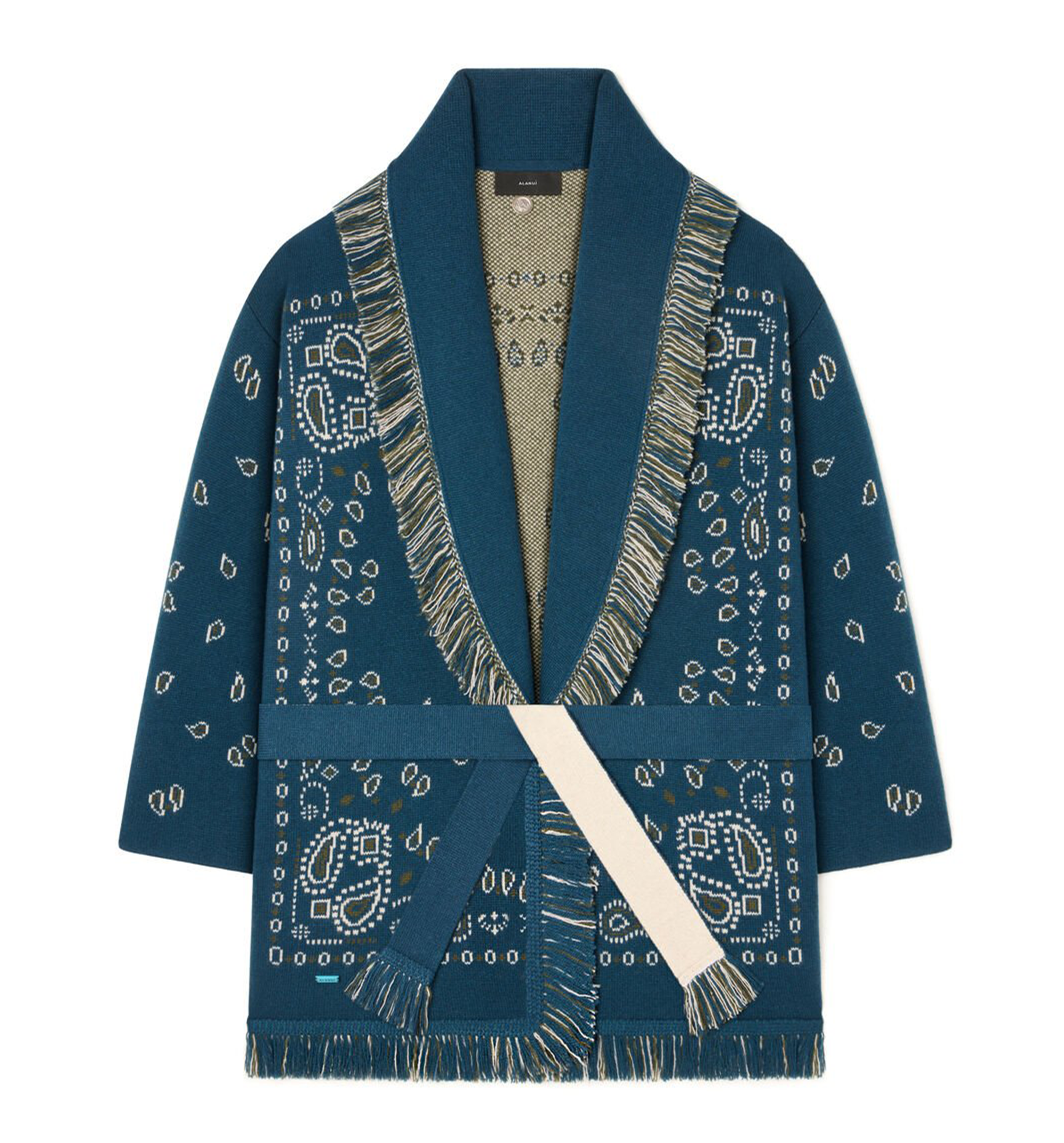Bandana Jacquard Cardigan