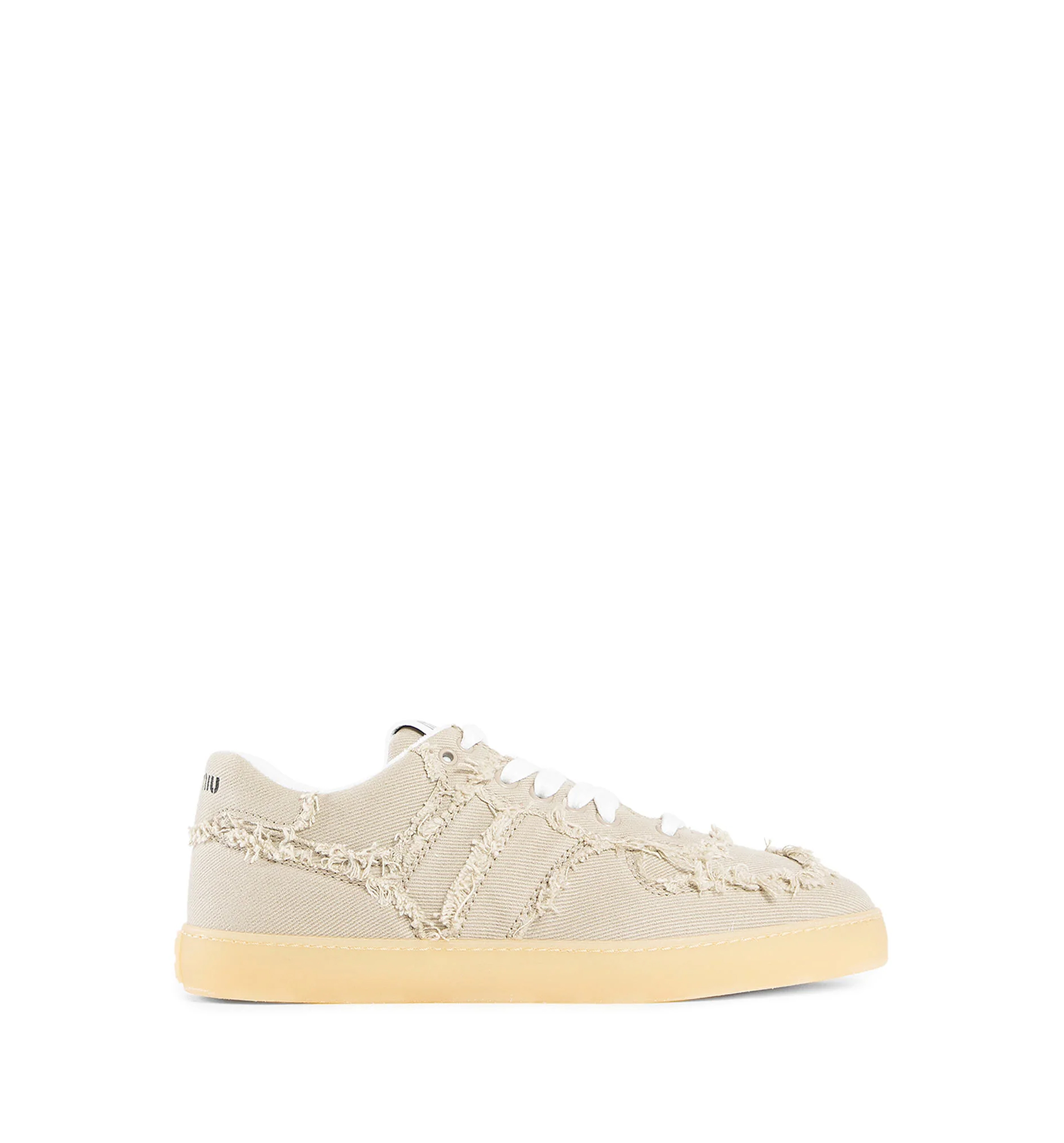 Denim Sneakers - Beige