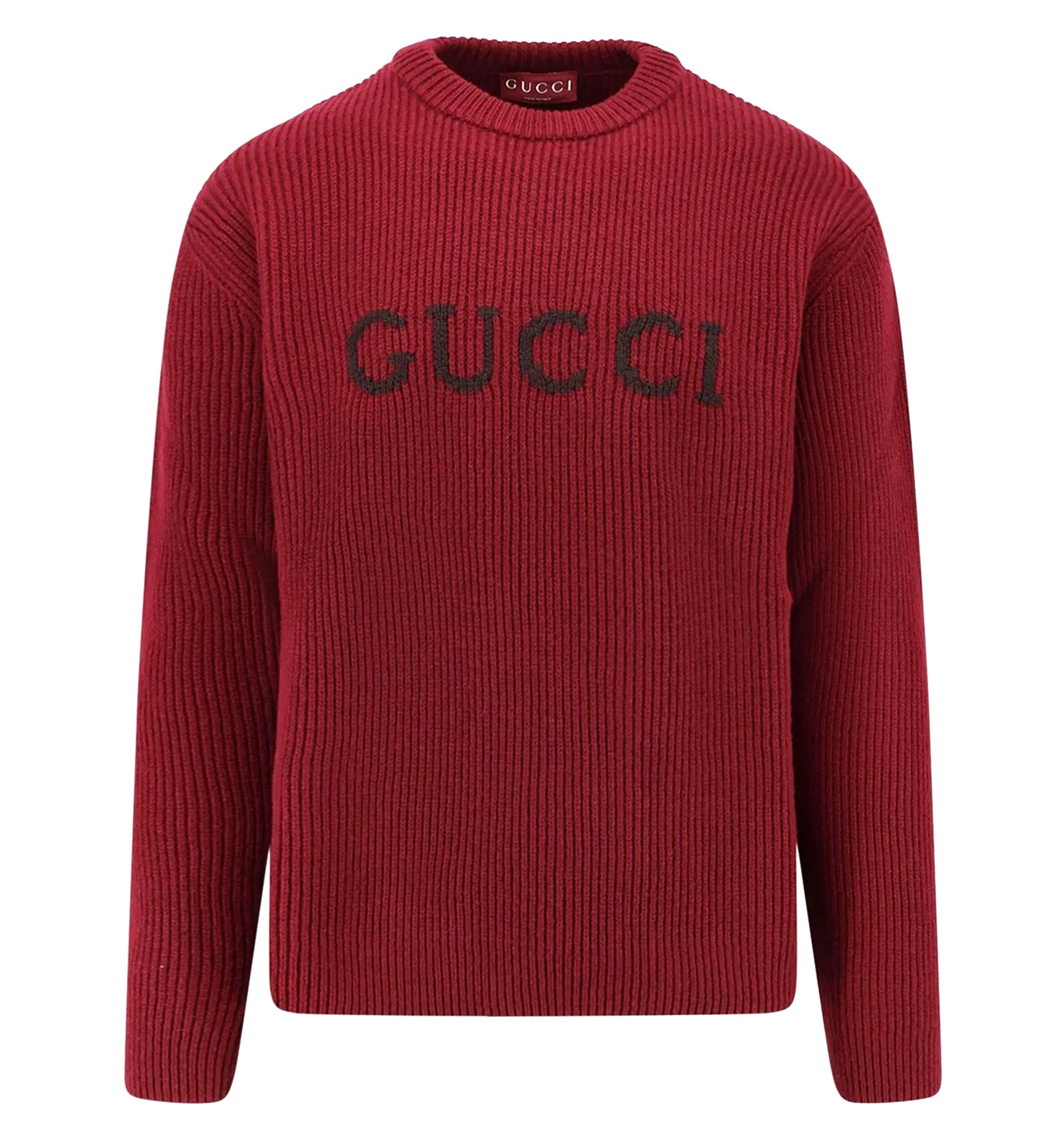 Wool Cashmere Rib Knit Sweater