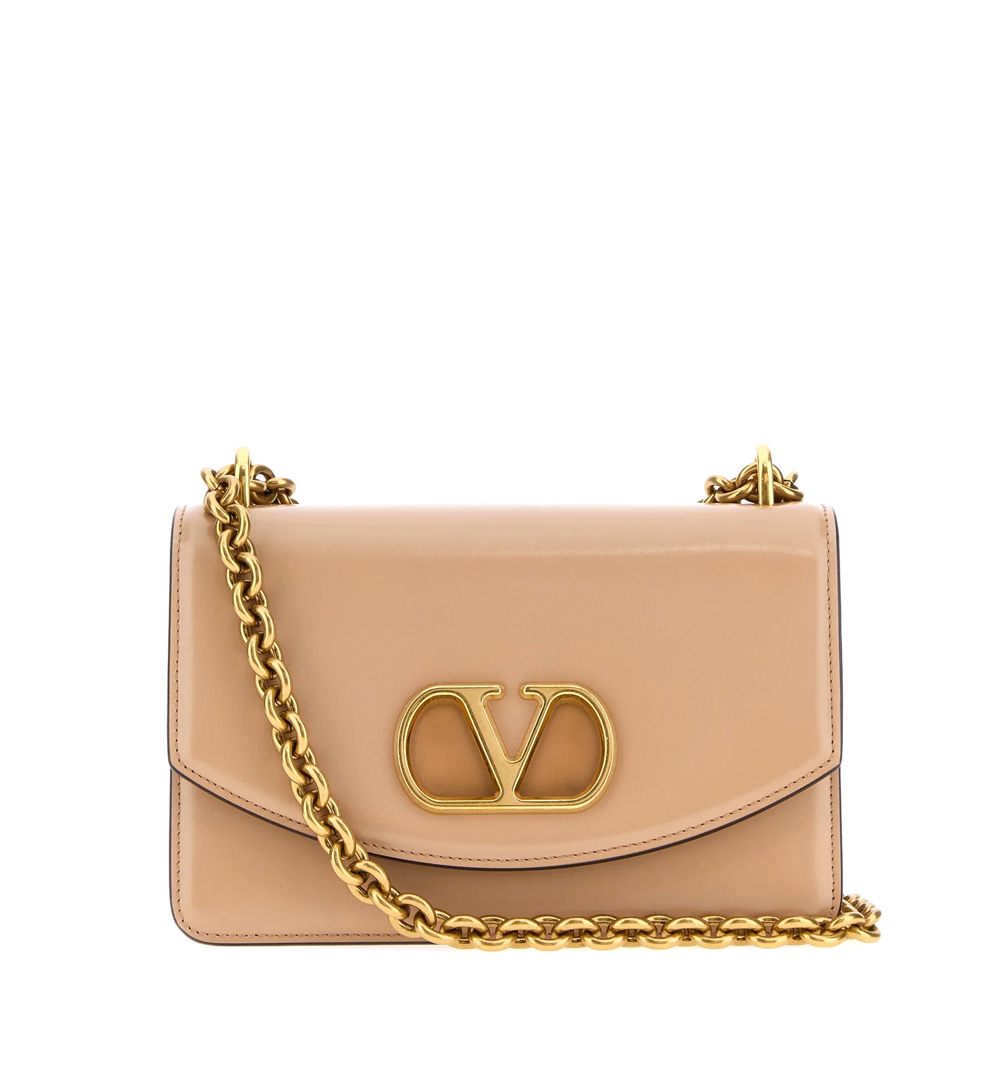 Leather Small Vain Shoulder Bag