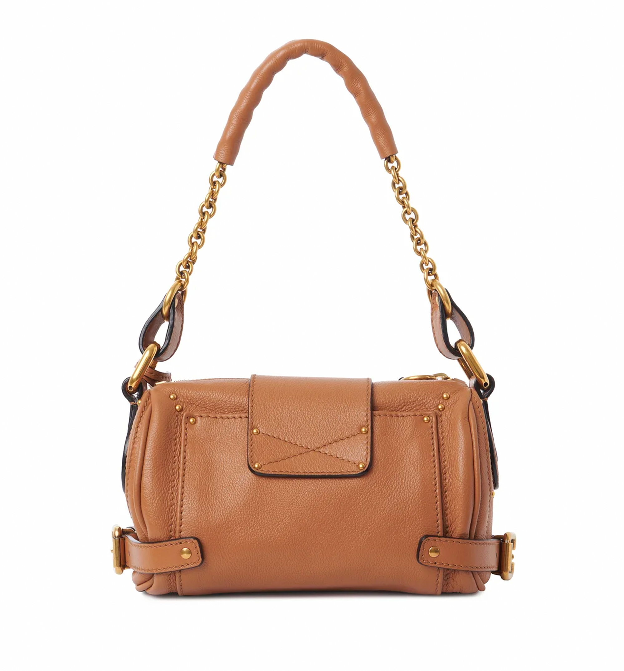 Small Paddington Chain Bag in Grained Leather