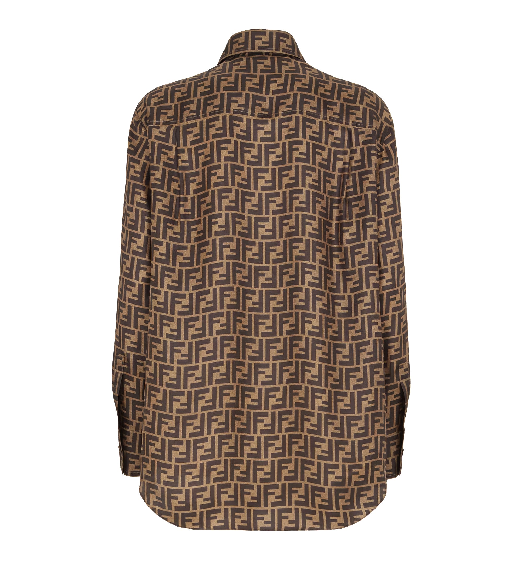 Silk FF Motif Shirt