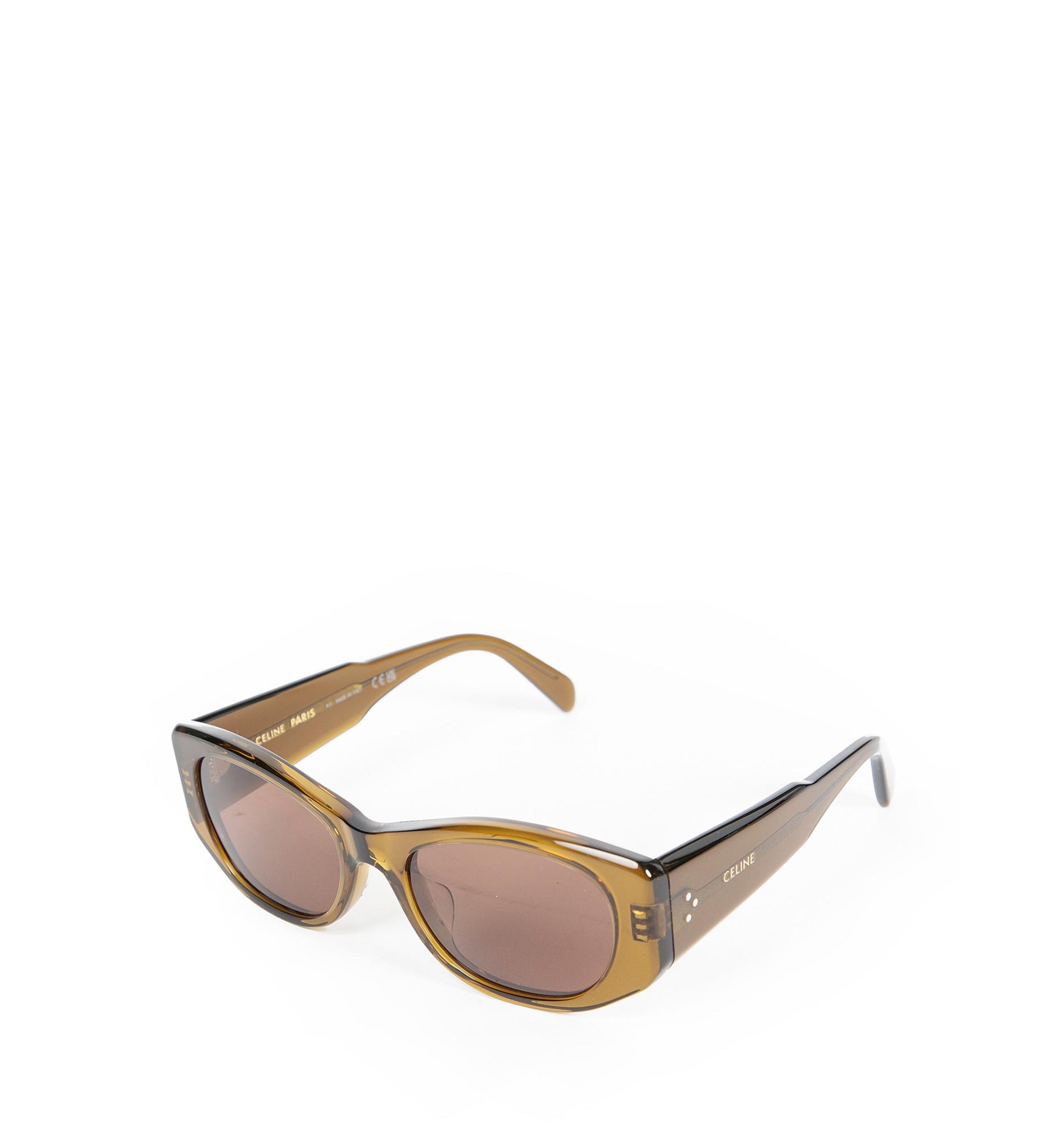 Rectangular S329 Sunglasses - Transparent Olive