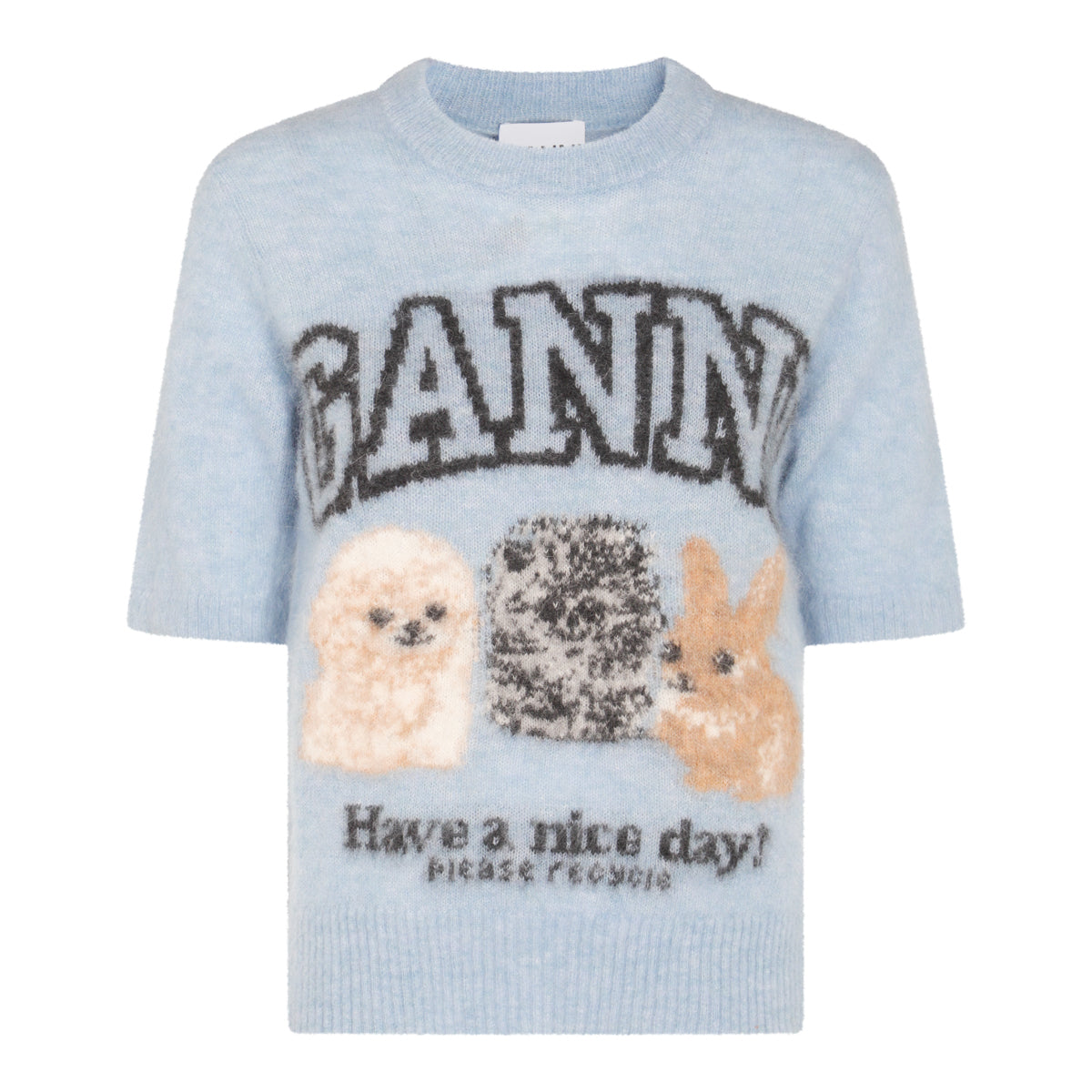 Puppies Short-Sleeve Knit Top