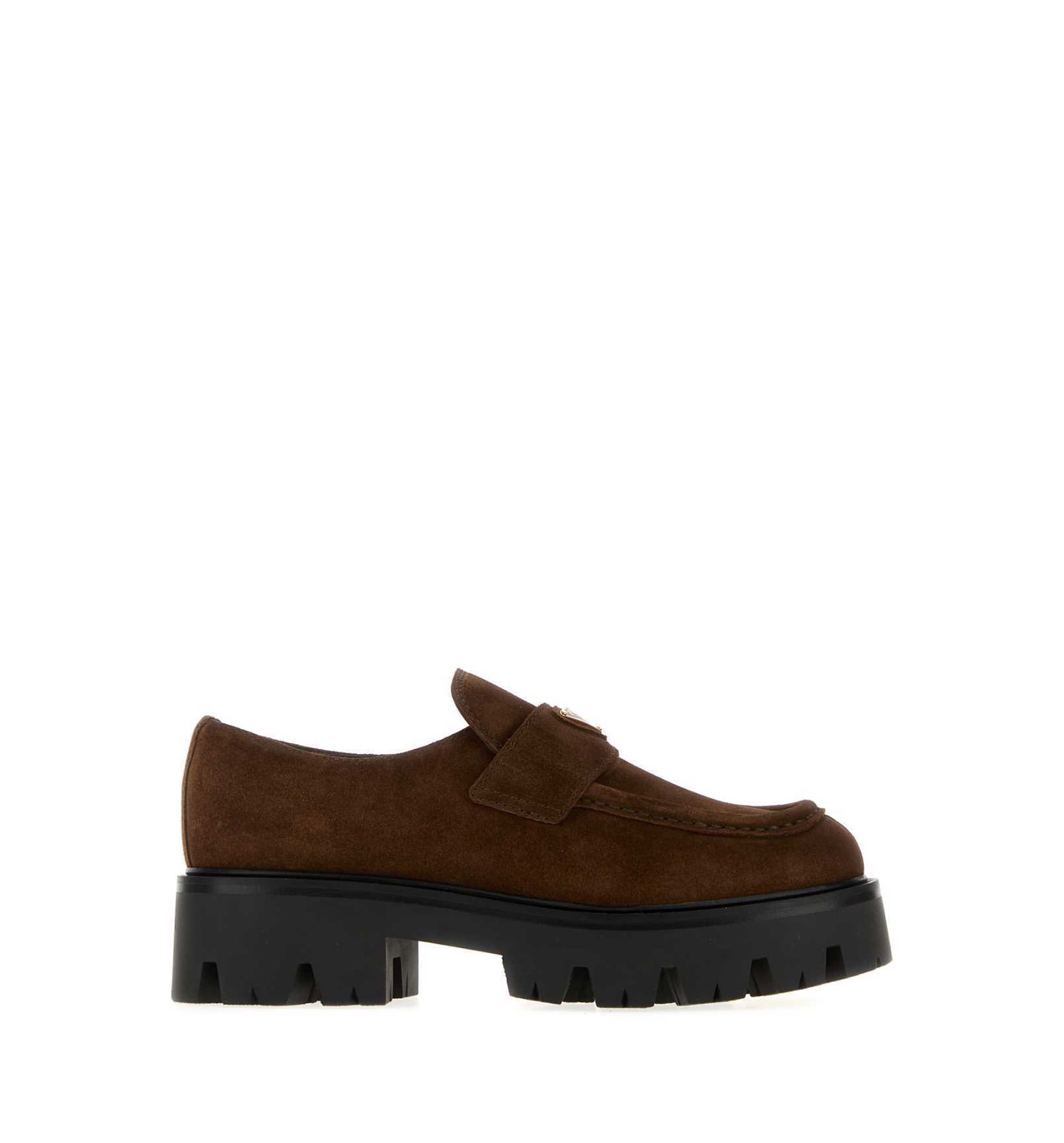 Suede Loafers Featuring Chunky Sole