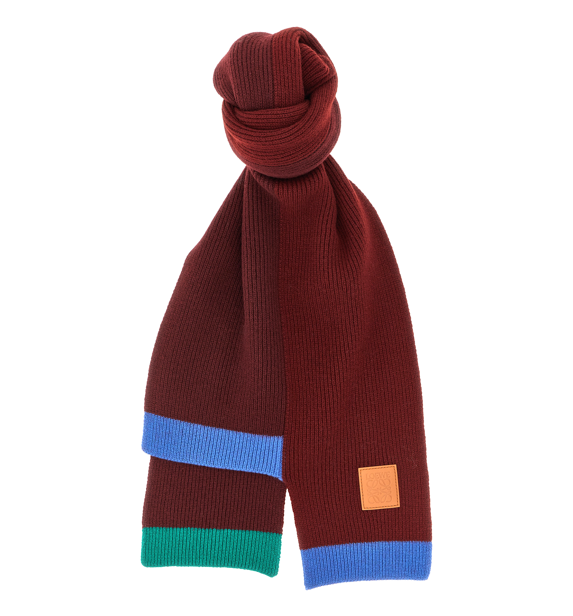 Asymmetric Wool Scarf