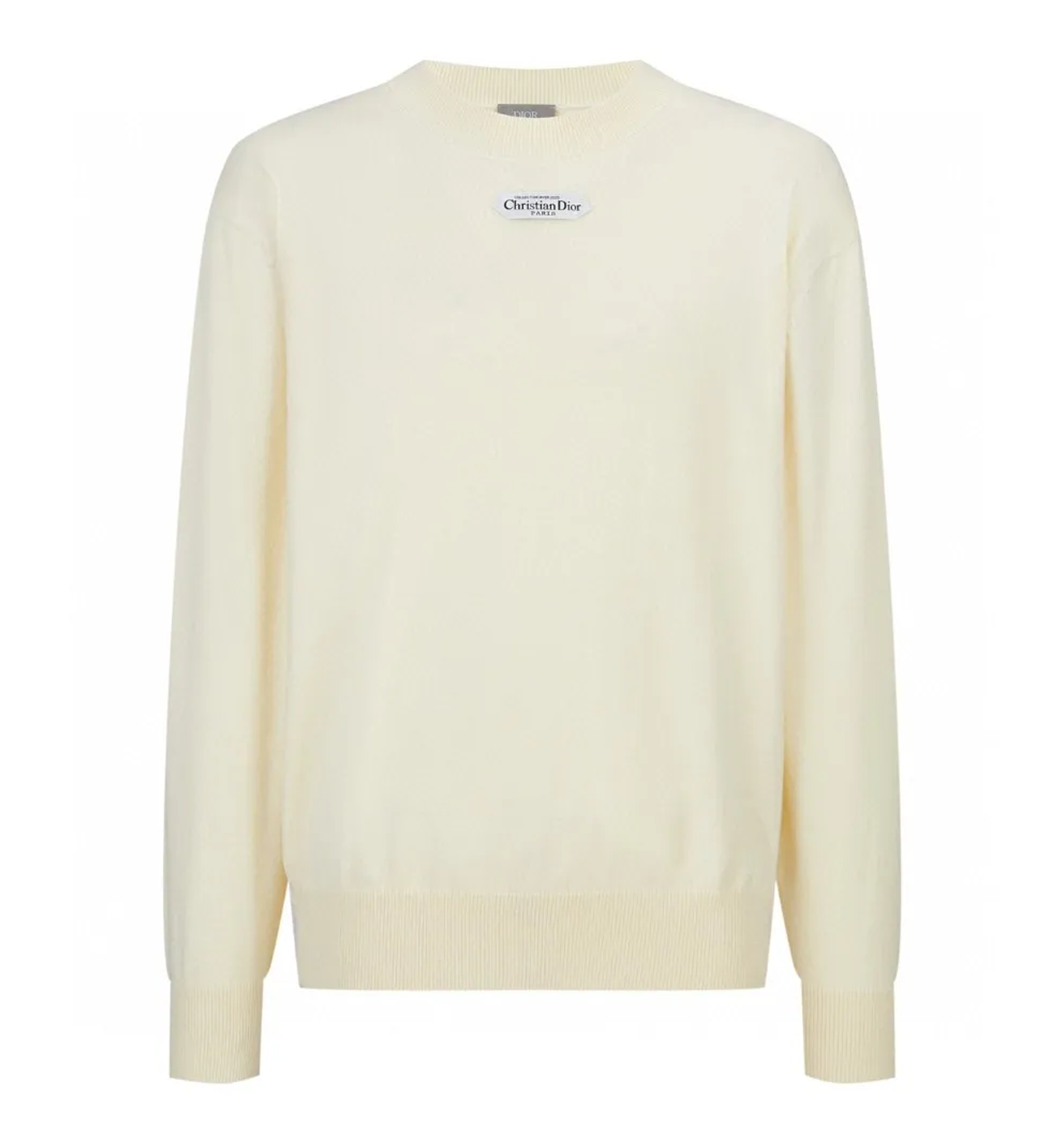 Sweater With Christian Dior Paris Tag - White