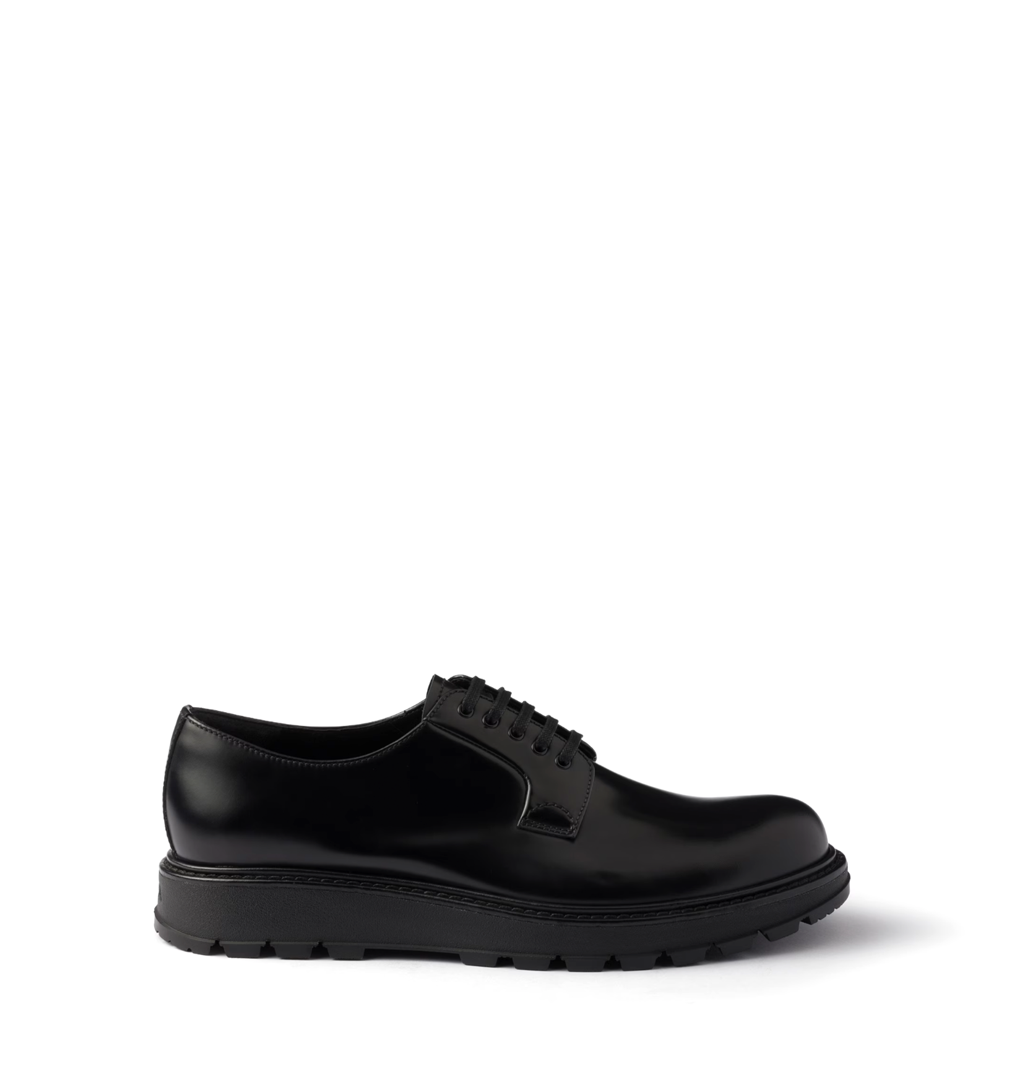 Brushed Leather Lace-up Shoes