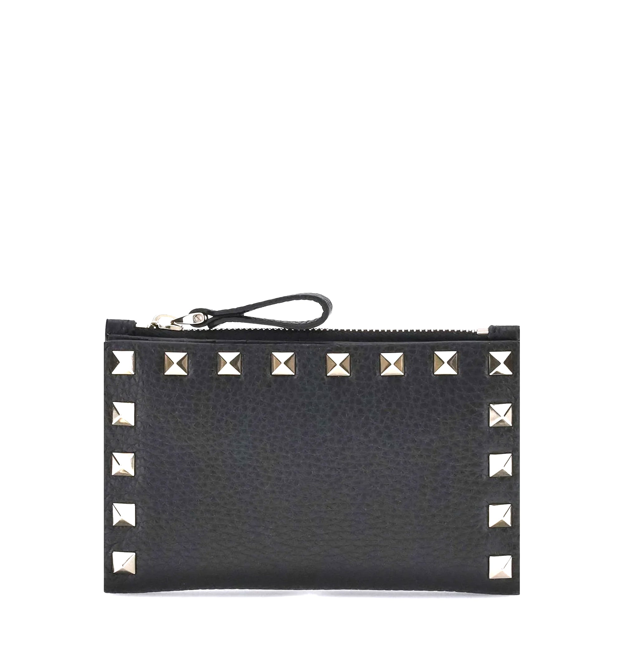Rockstud Zip-Up Card Holder