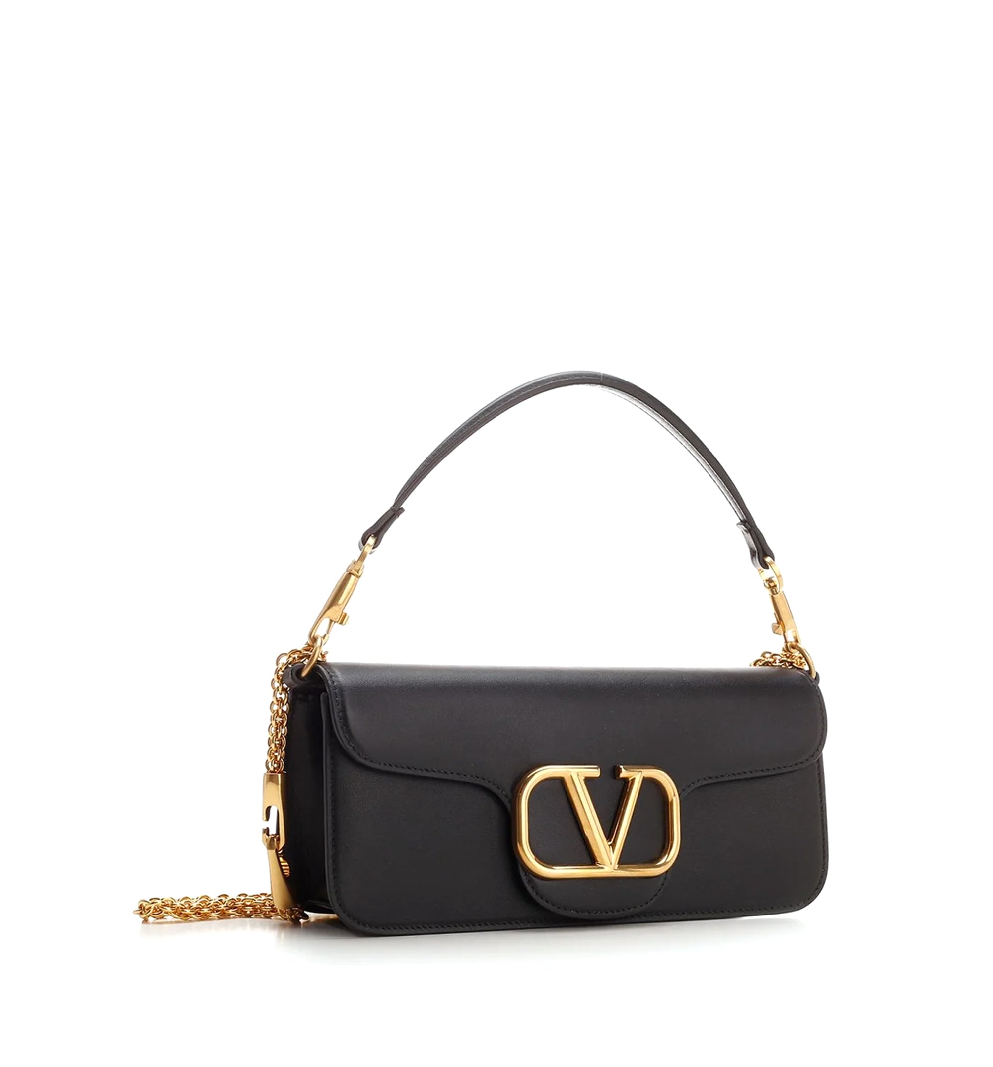 Valentino Locò VLogo Signature Foldover Top Shoulder Bag