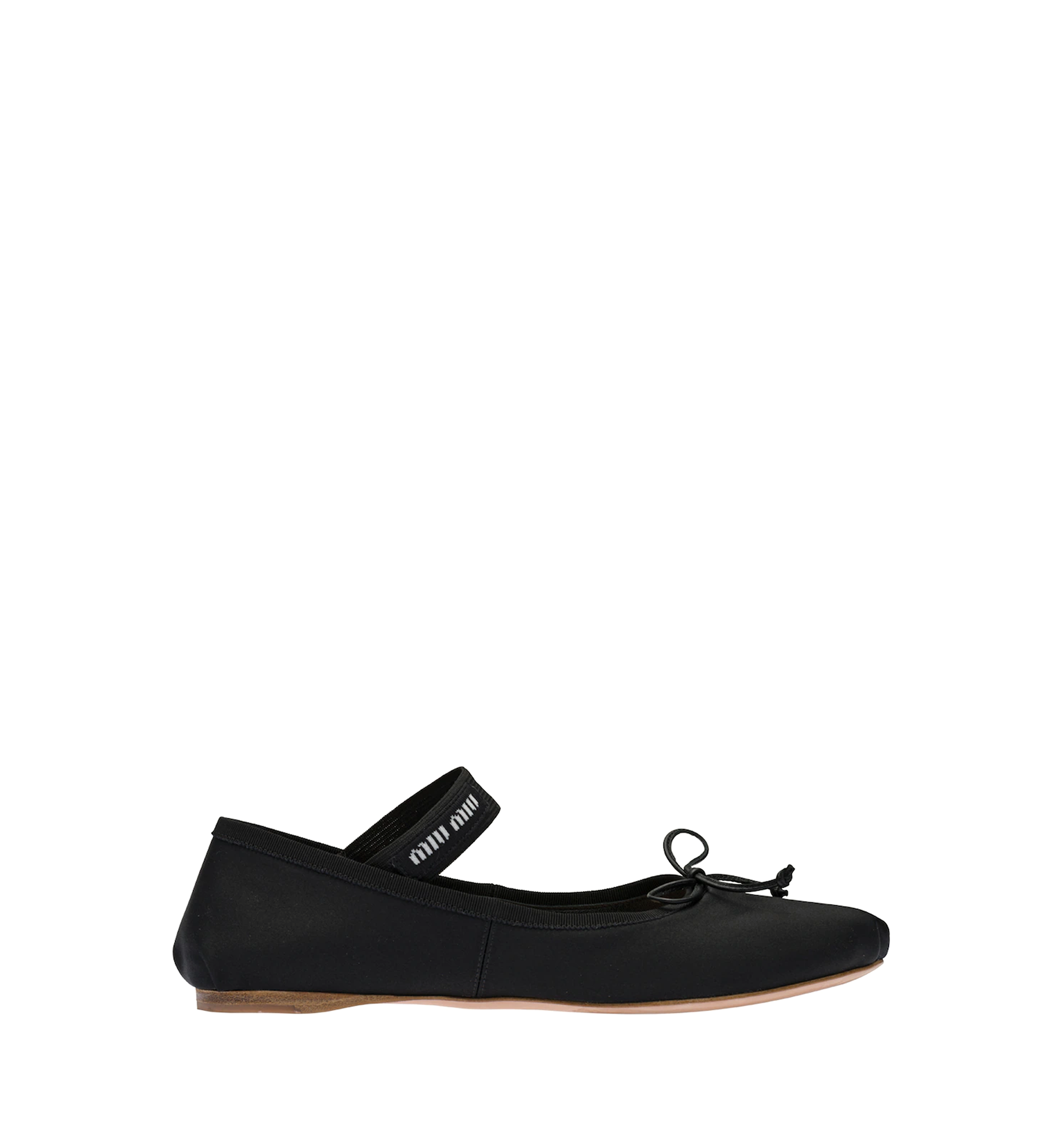 Satin Ballerinas - Black