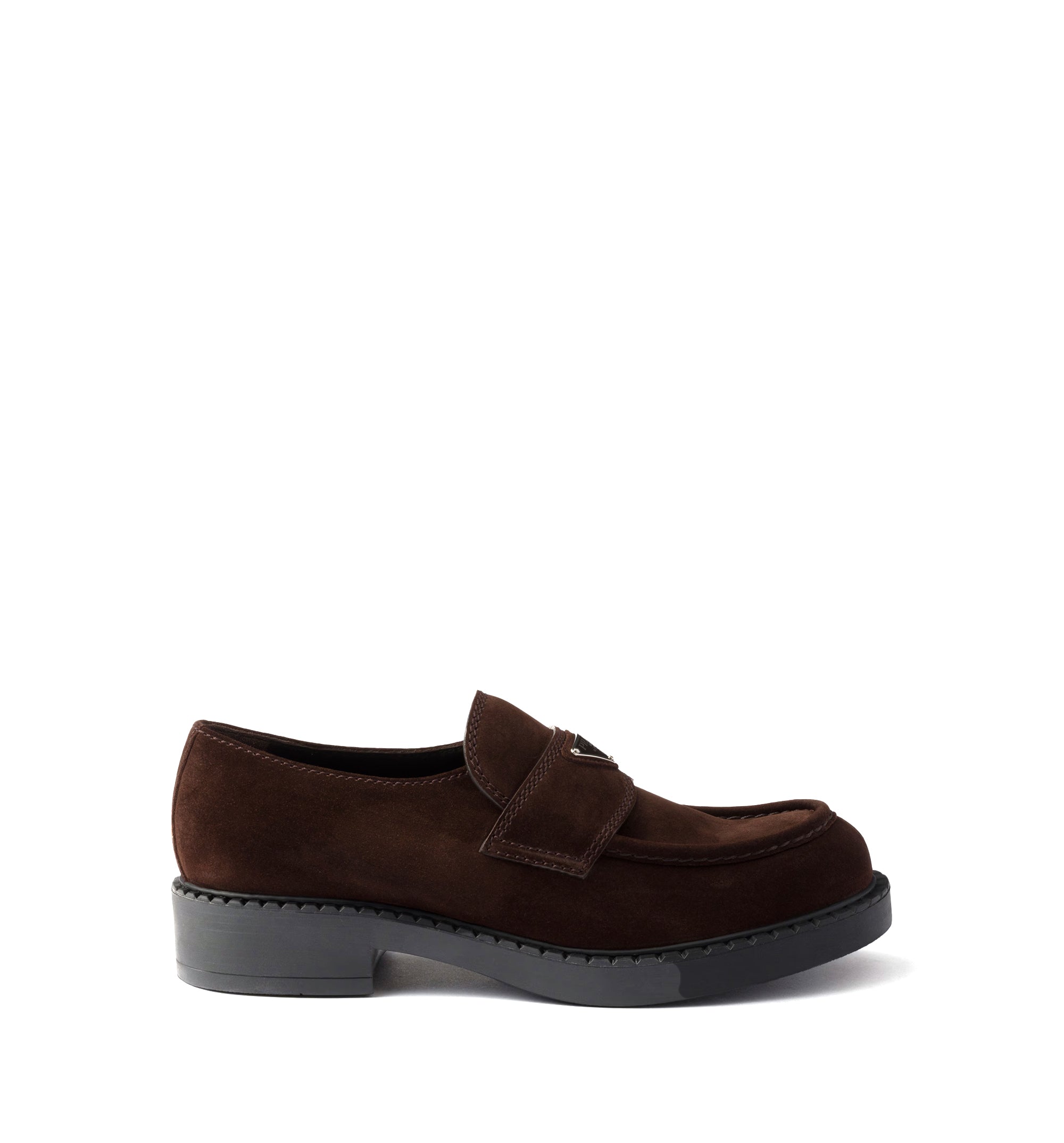 Chocolate Suede Loafers