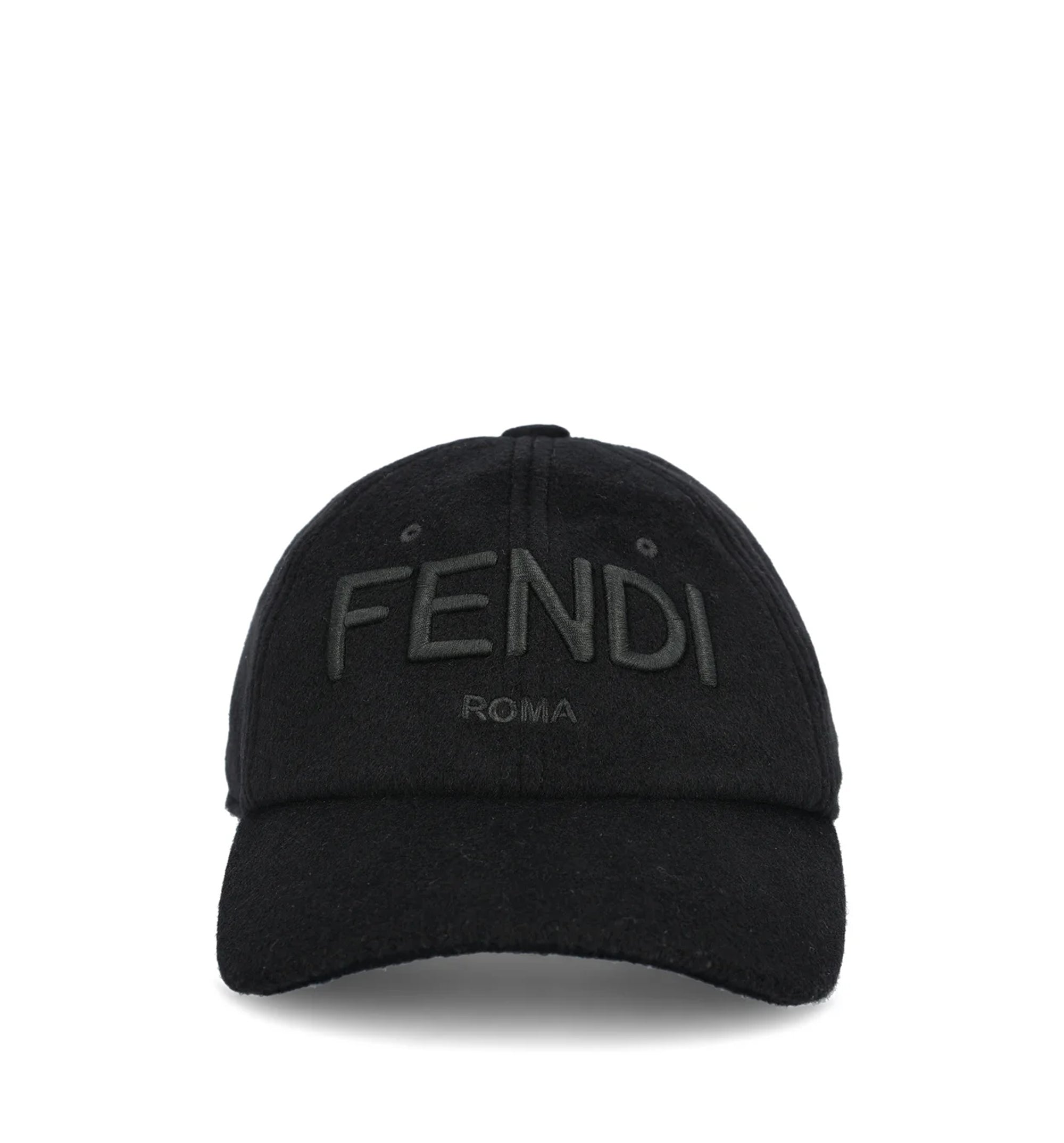 Fendi Logo Embroidered Baseball Cap