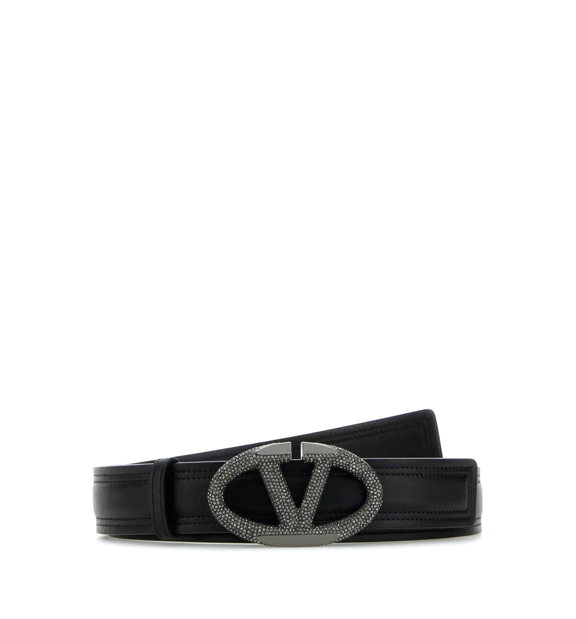 Leather VLogo The Bold Edition Belt