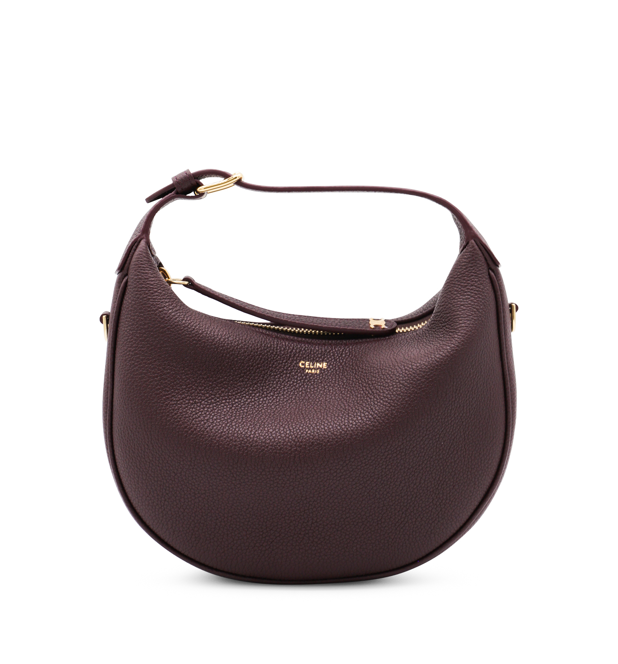 Teen Lulu Bag in Grained Calfskin - Deep Burgundy