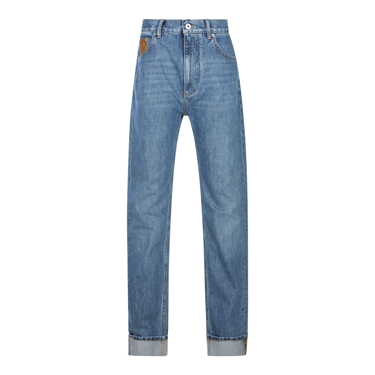 Vintage Indigo Straight Jeans