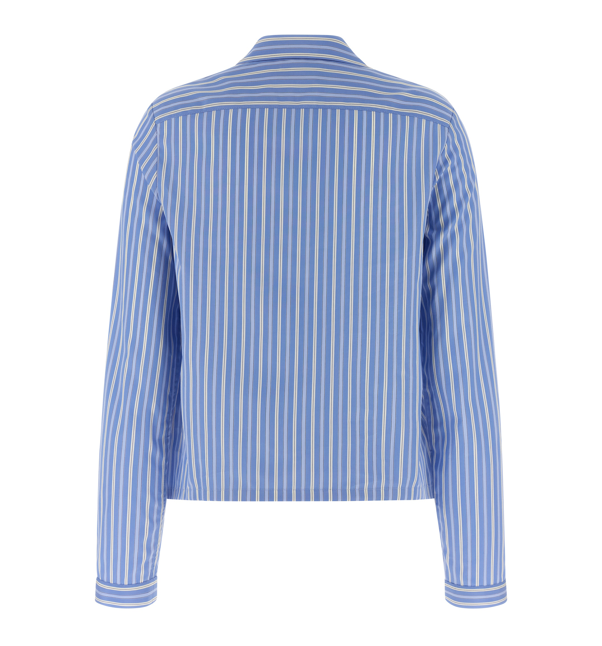 Striped Poplin Pajama Shirt