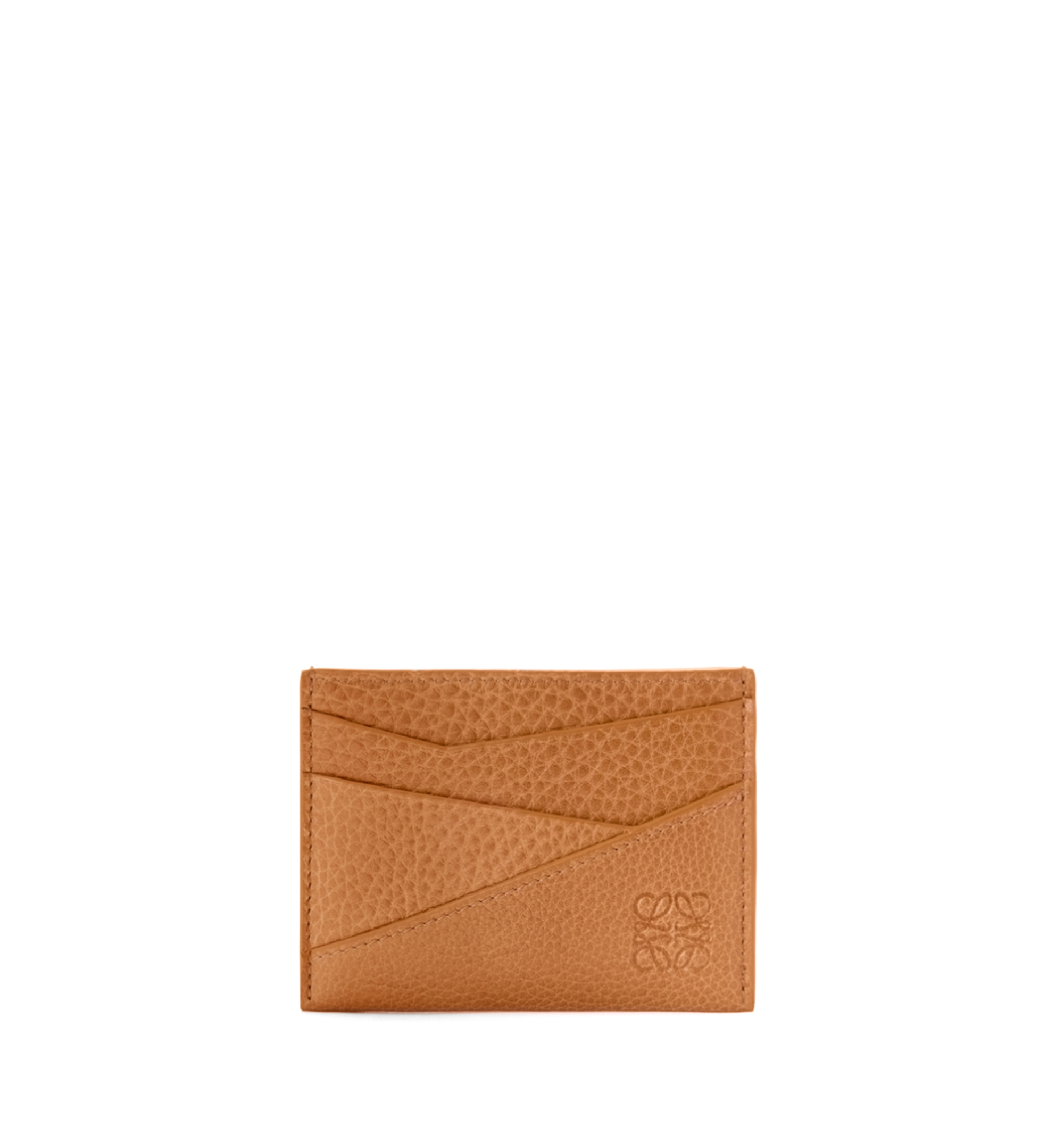Puzzle Plain Cardholder in Supple Grained Calfskin