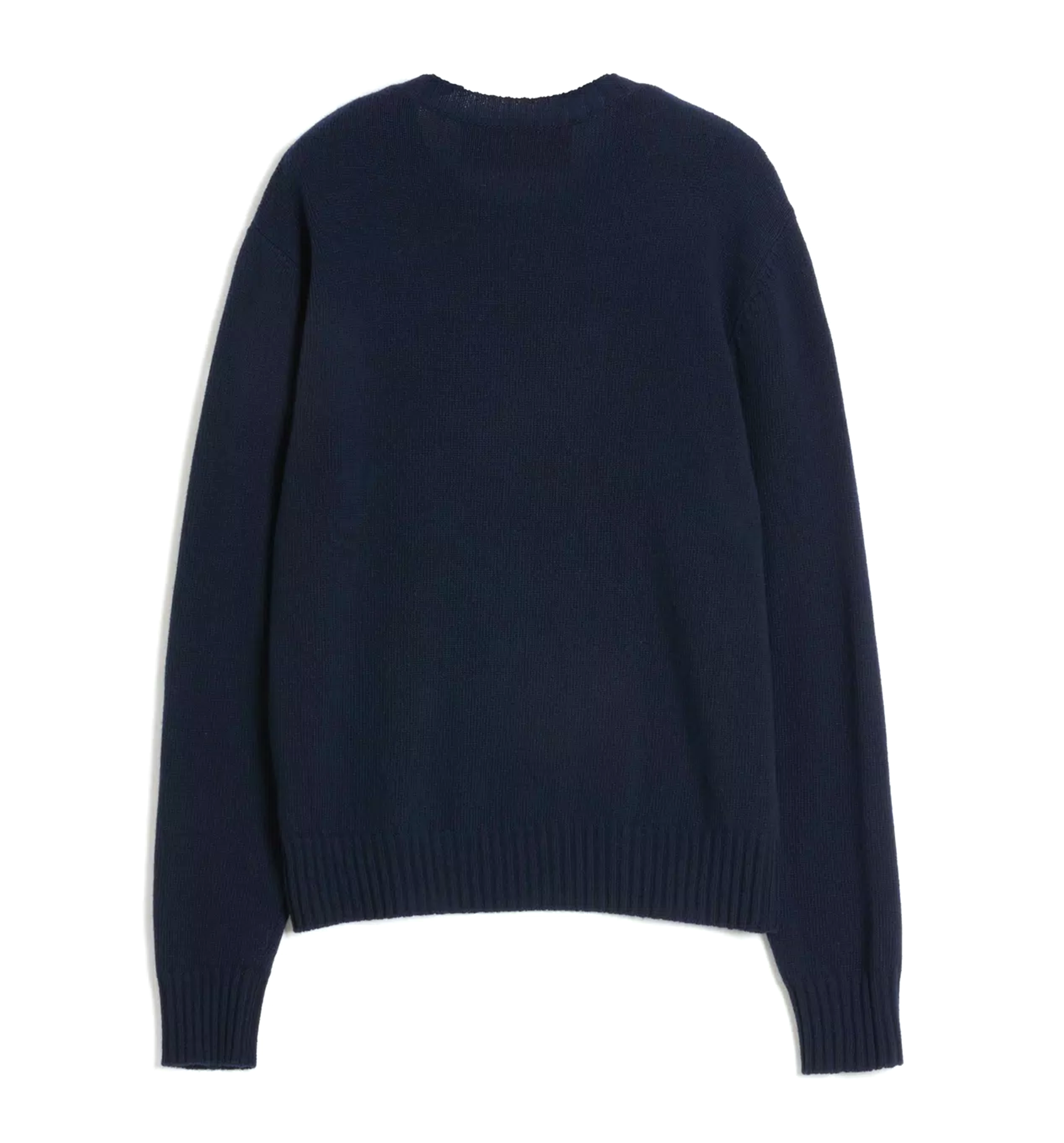 Wool Crewneck Sweater With Chez Valentino Embroidery