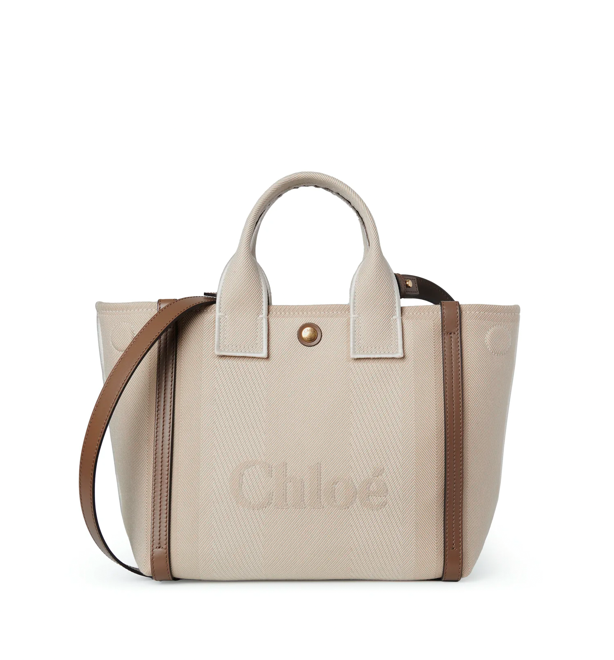Chloé Small Carry Tote Bag in Canvas