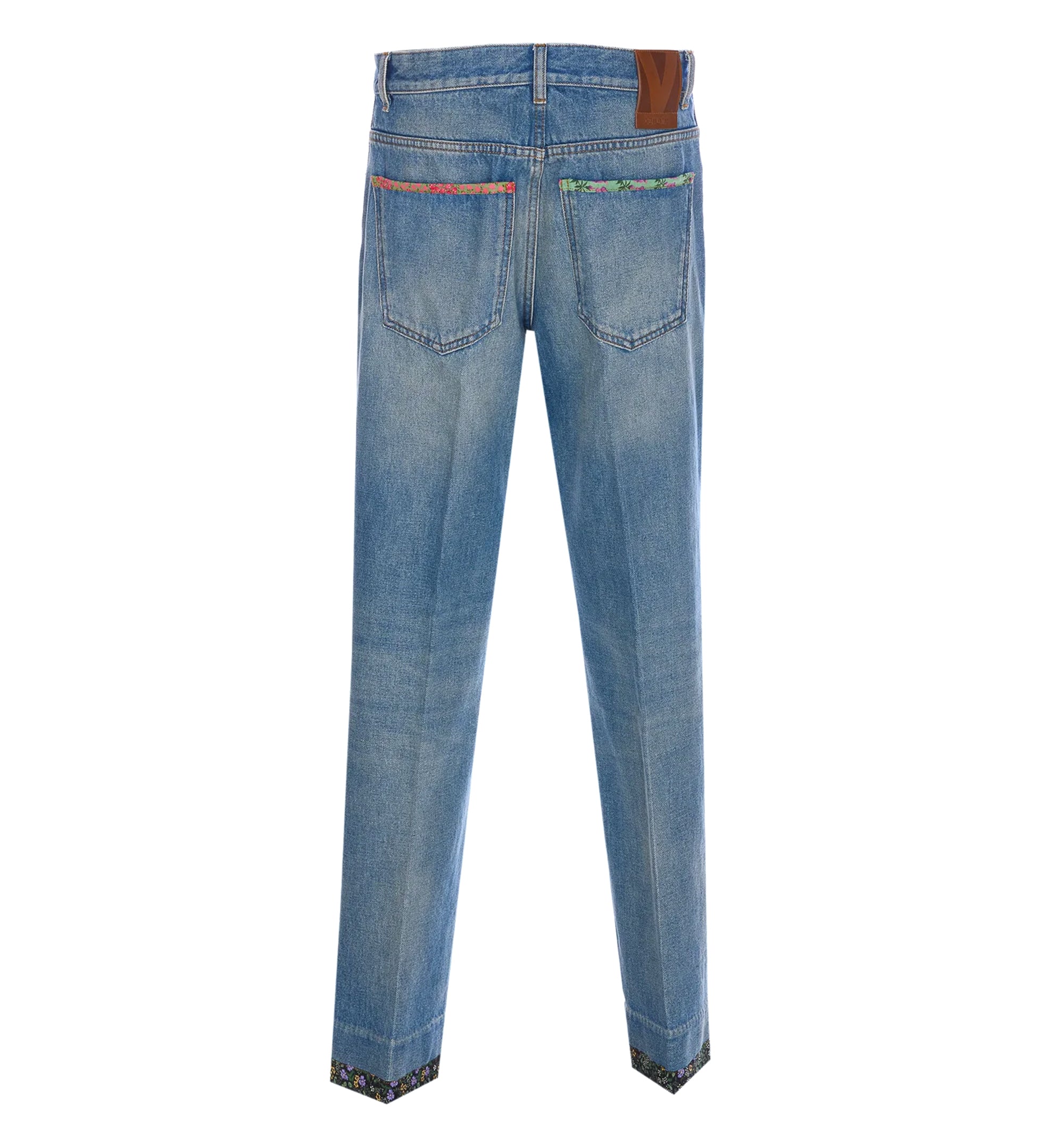 Logo Patch Boyfriend Jeans