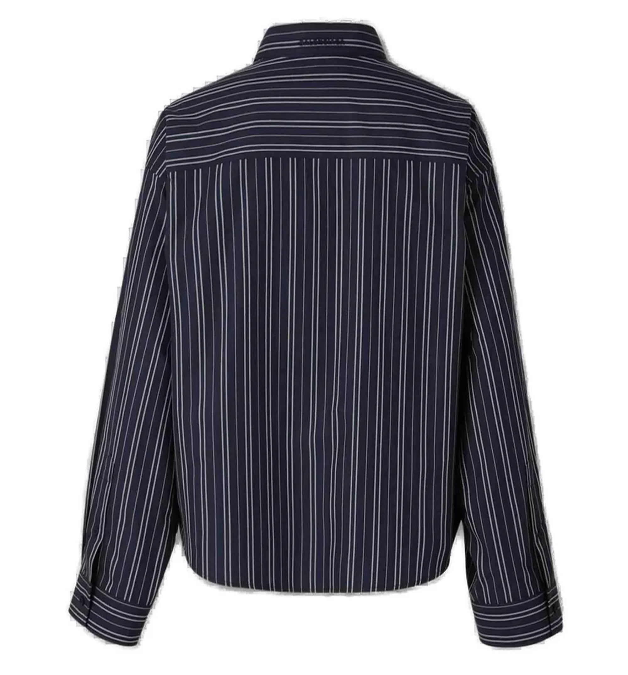 Pinstriped Long-Sleeved Shirt