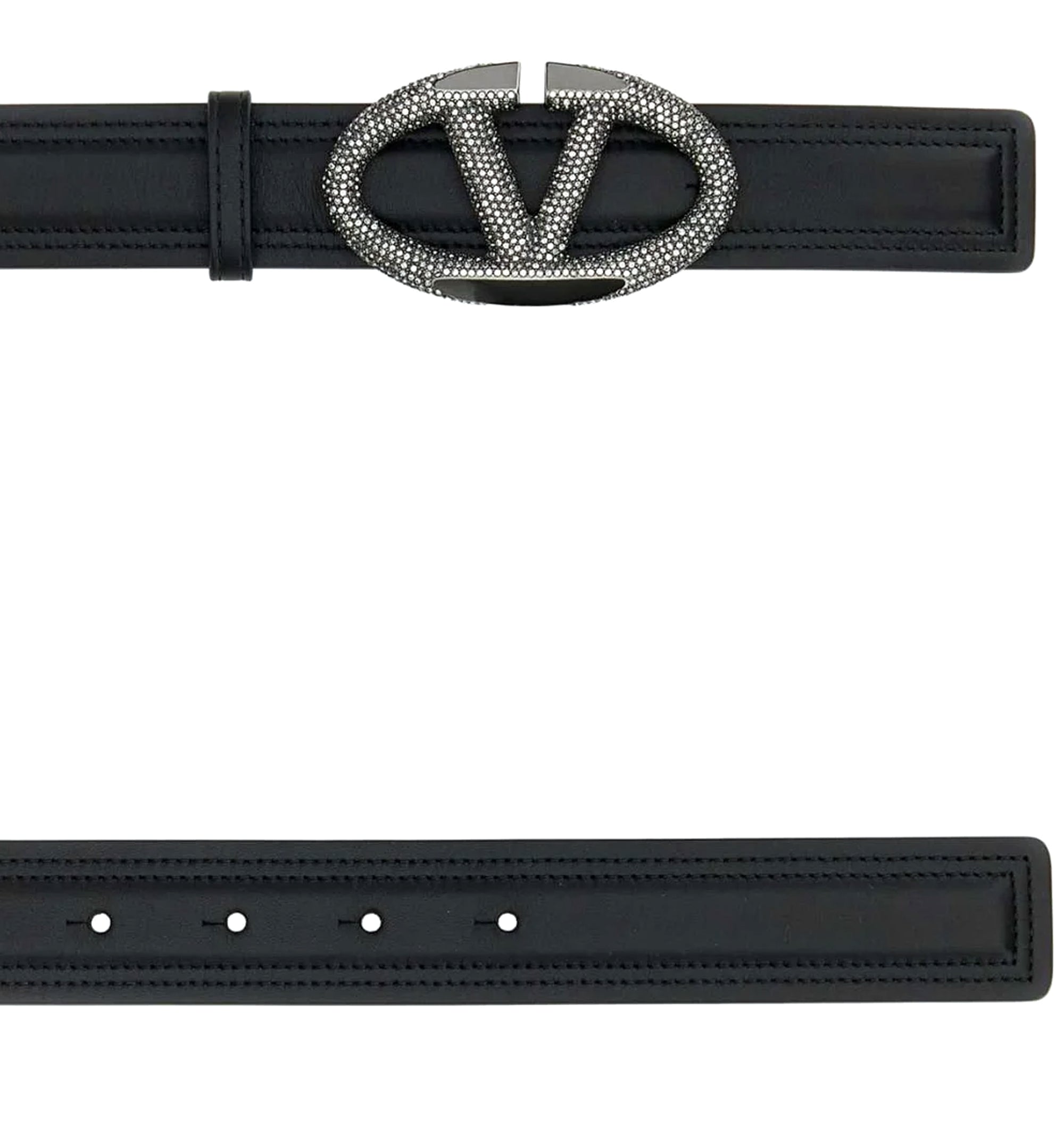 Leather VLogo The Bold Edition Belt