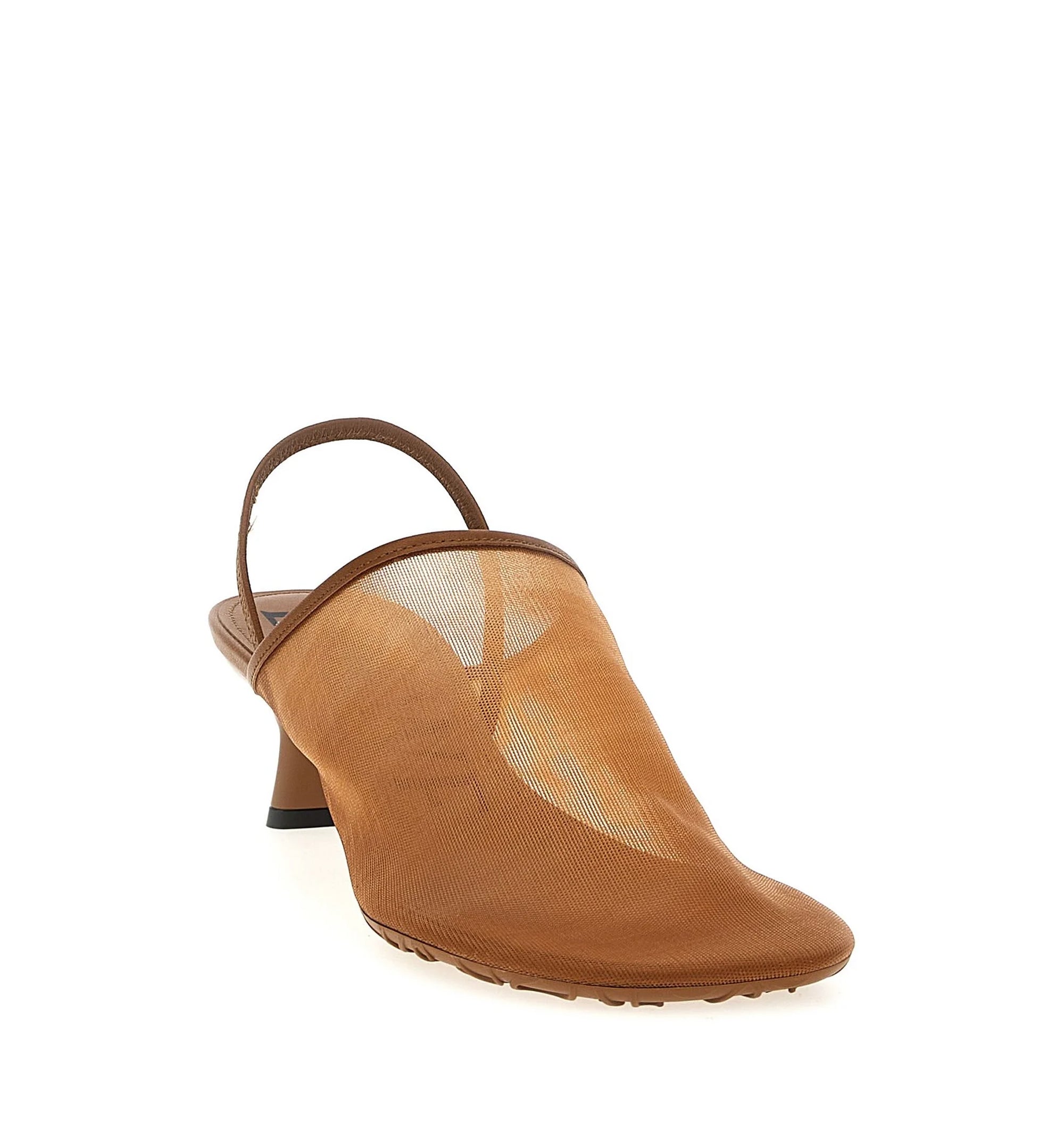 Petal Slingback Heel Sandal in Mesh