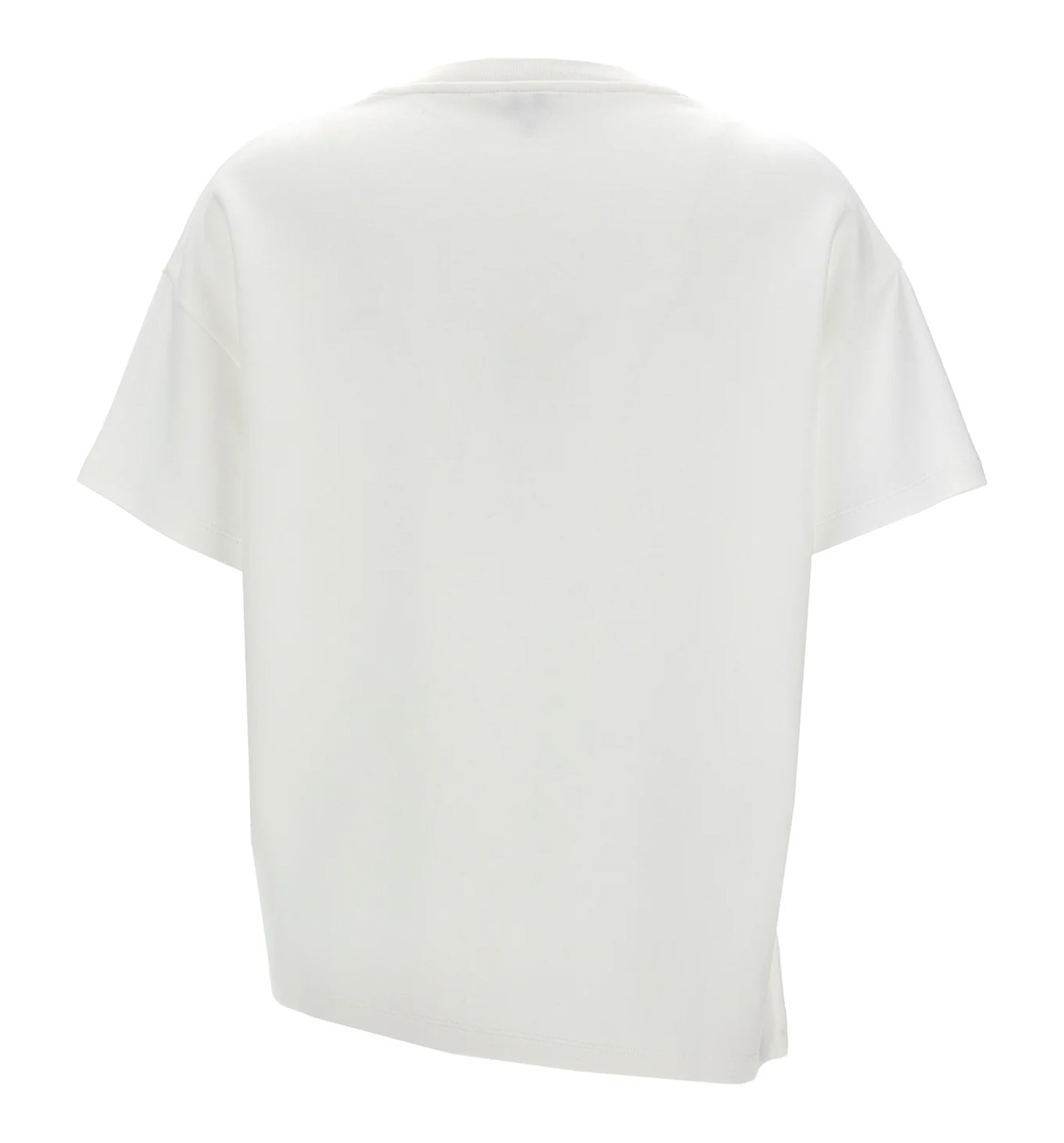 Asymmetric T-shirt in Cotton Blend
