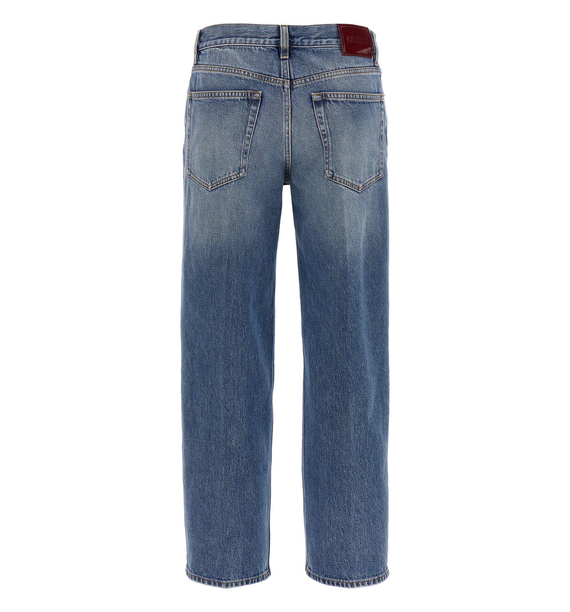 Straight Fit Denim Pants