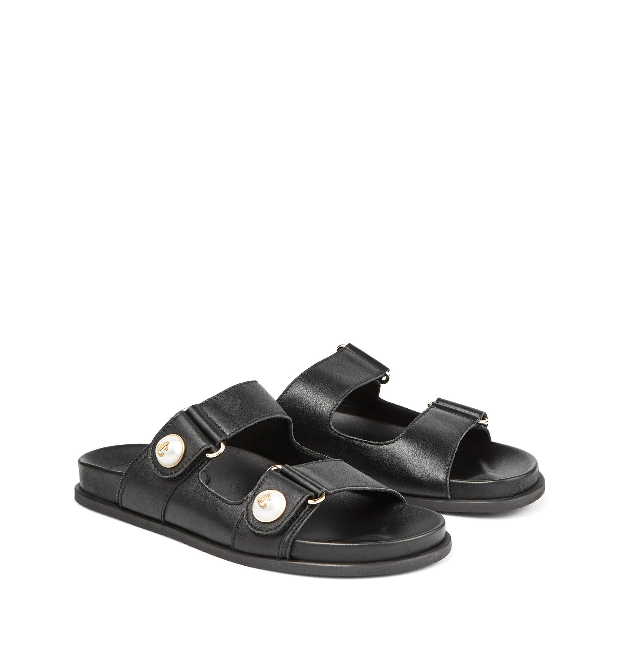 Fayence Mesh And Patent Leather Sandals