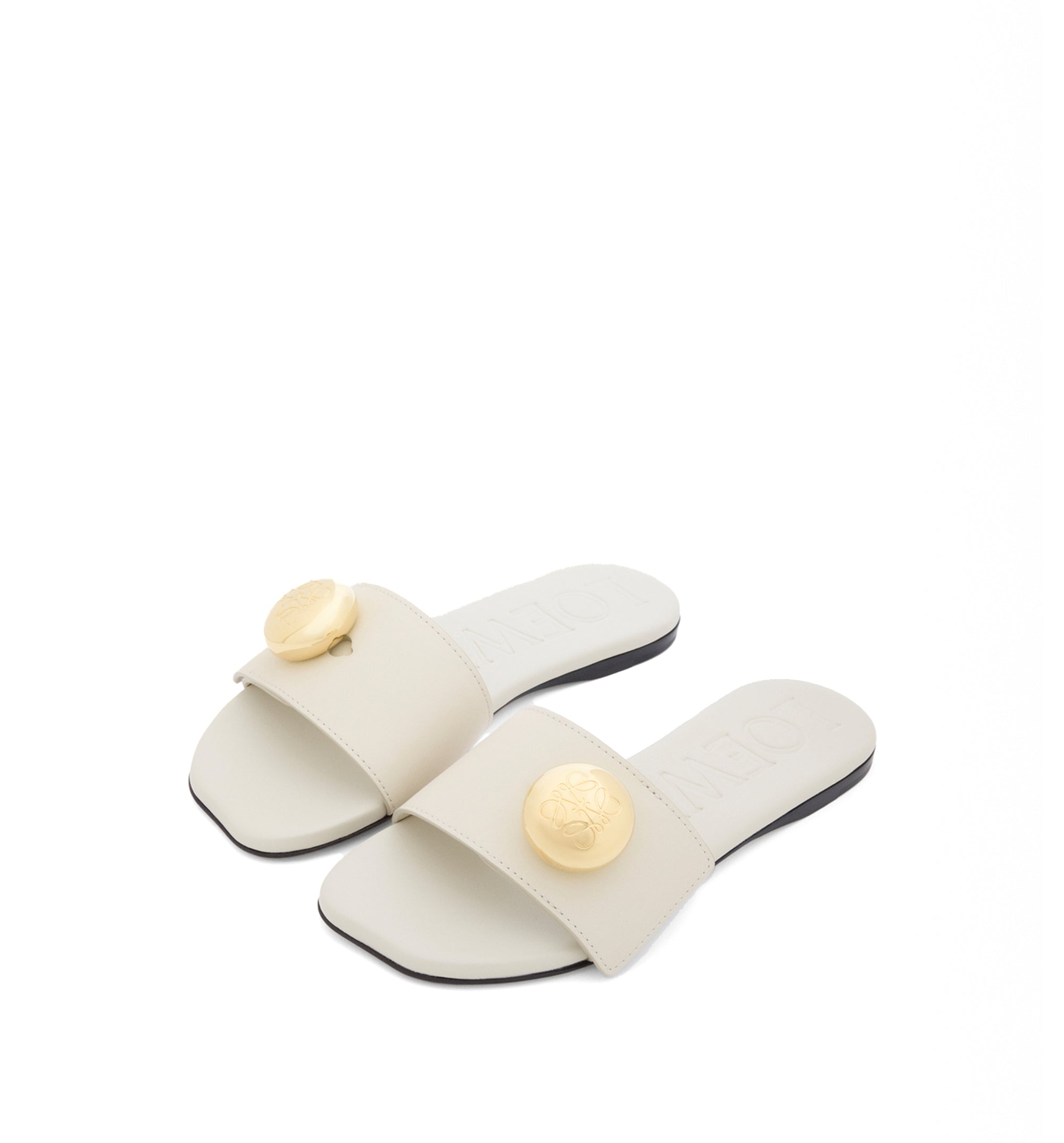 Pebble Slide in Soft Calfskin