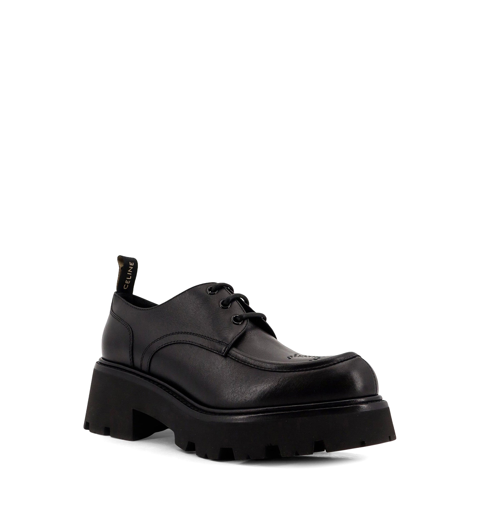 Triomphe Derbies Leather Lace-Up Shoes