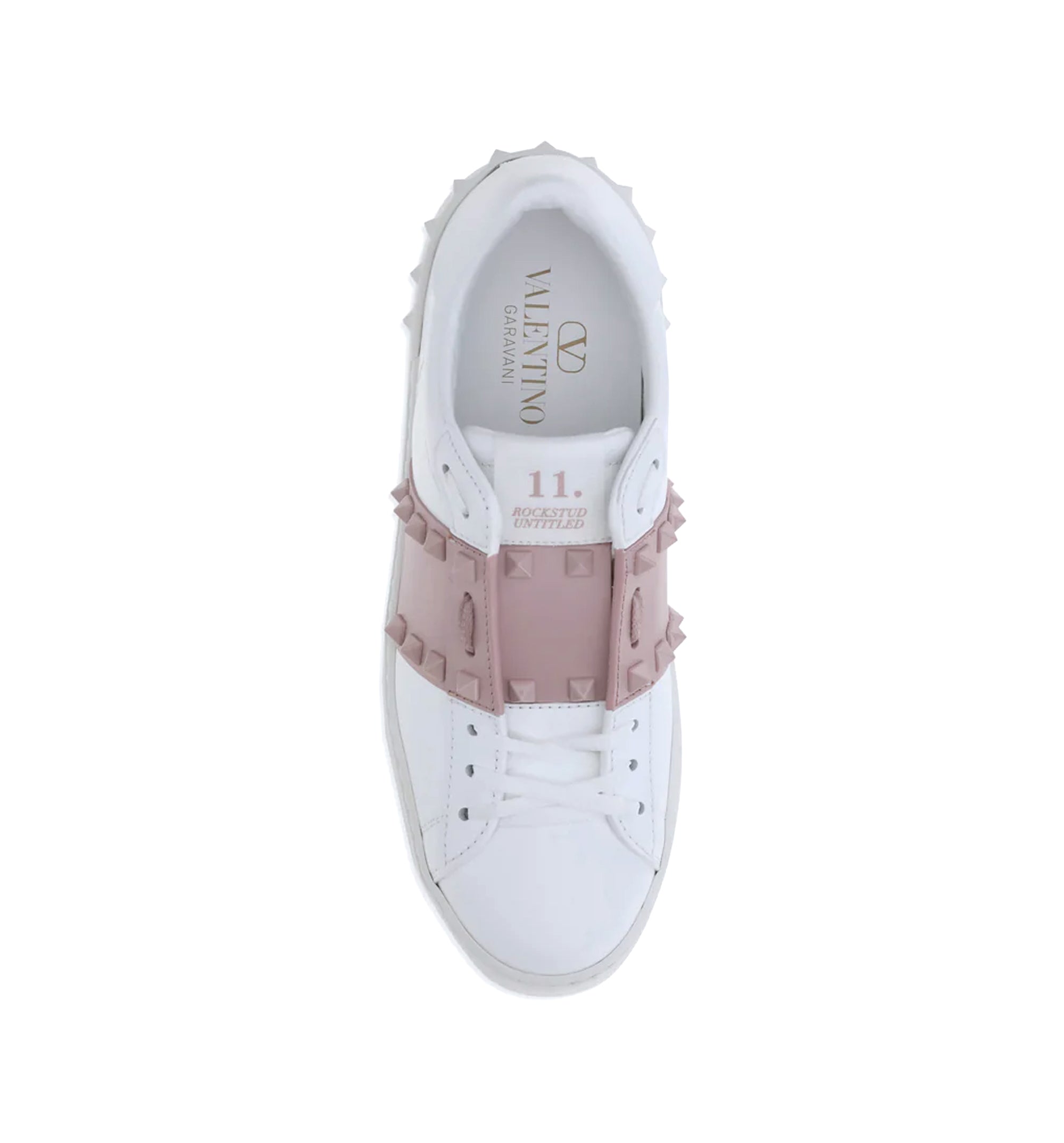 Rockstud Untitled Calfskin Sneaker