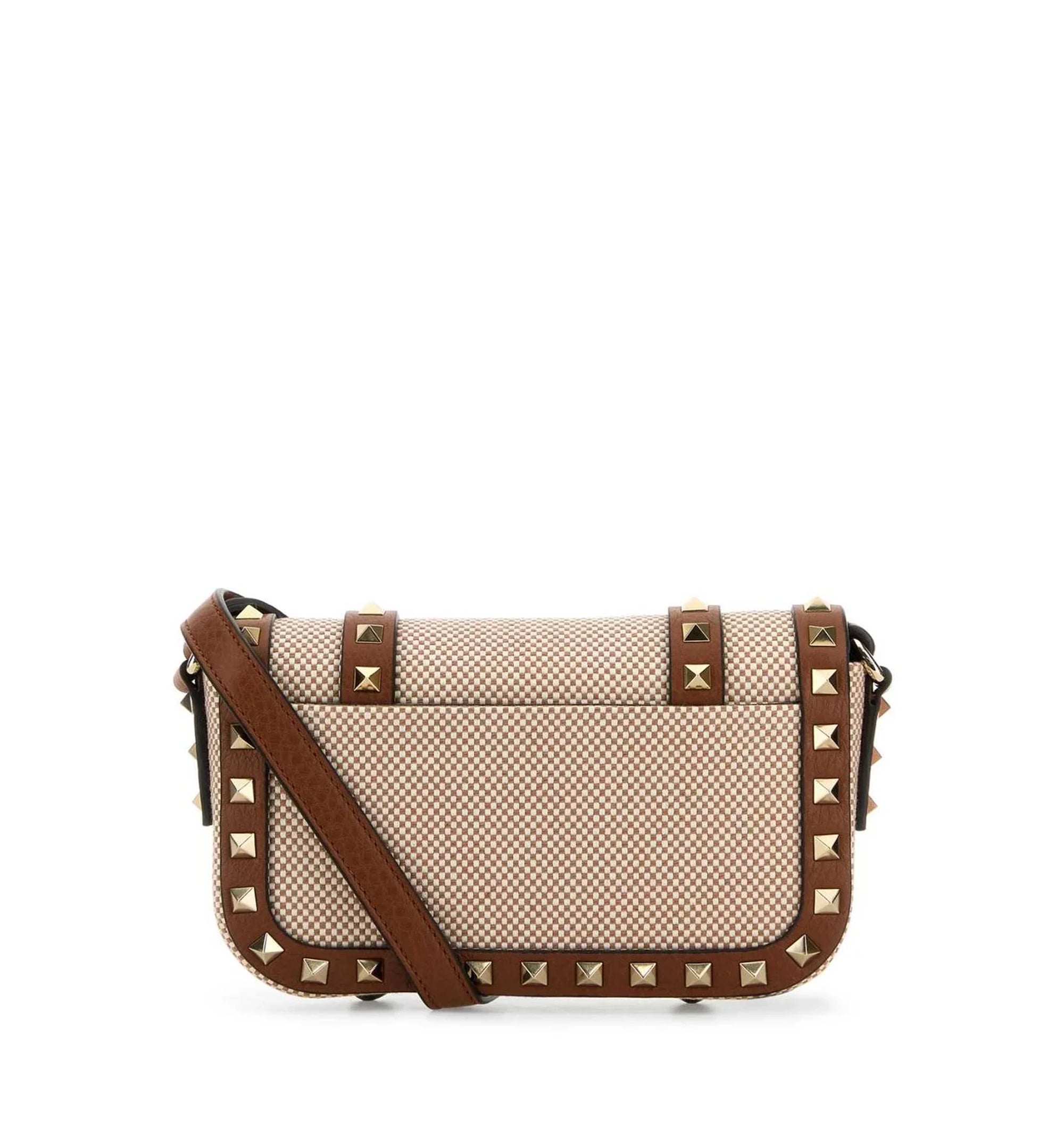 Rockstud Foldover Top Mini Crossbody Bag