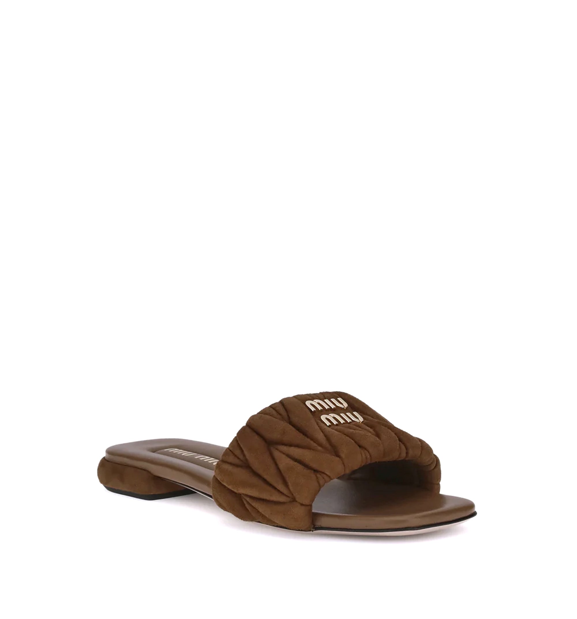 Matelassé Nappa Leather Sandals