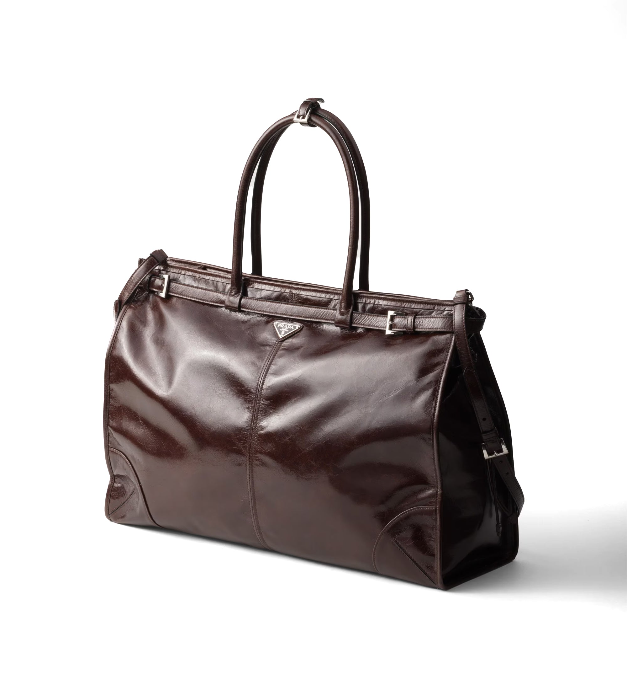 Prada Bonnie Leather Tote Bag