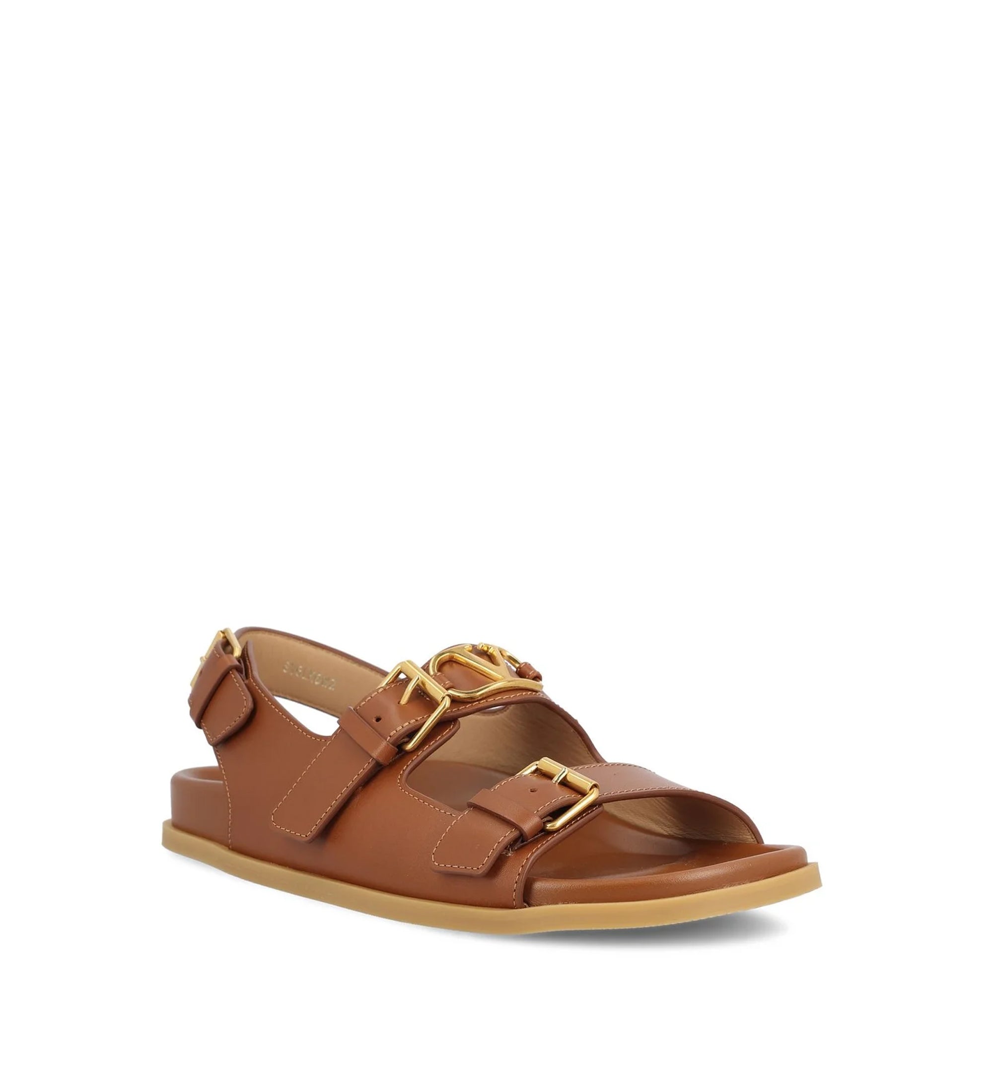 VLogo Signature Double Buckle-Strap Sandals