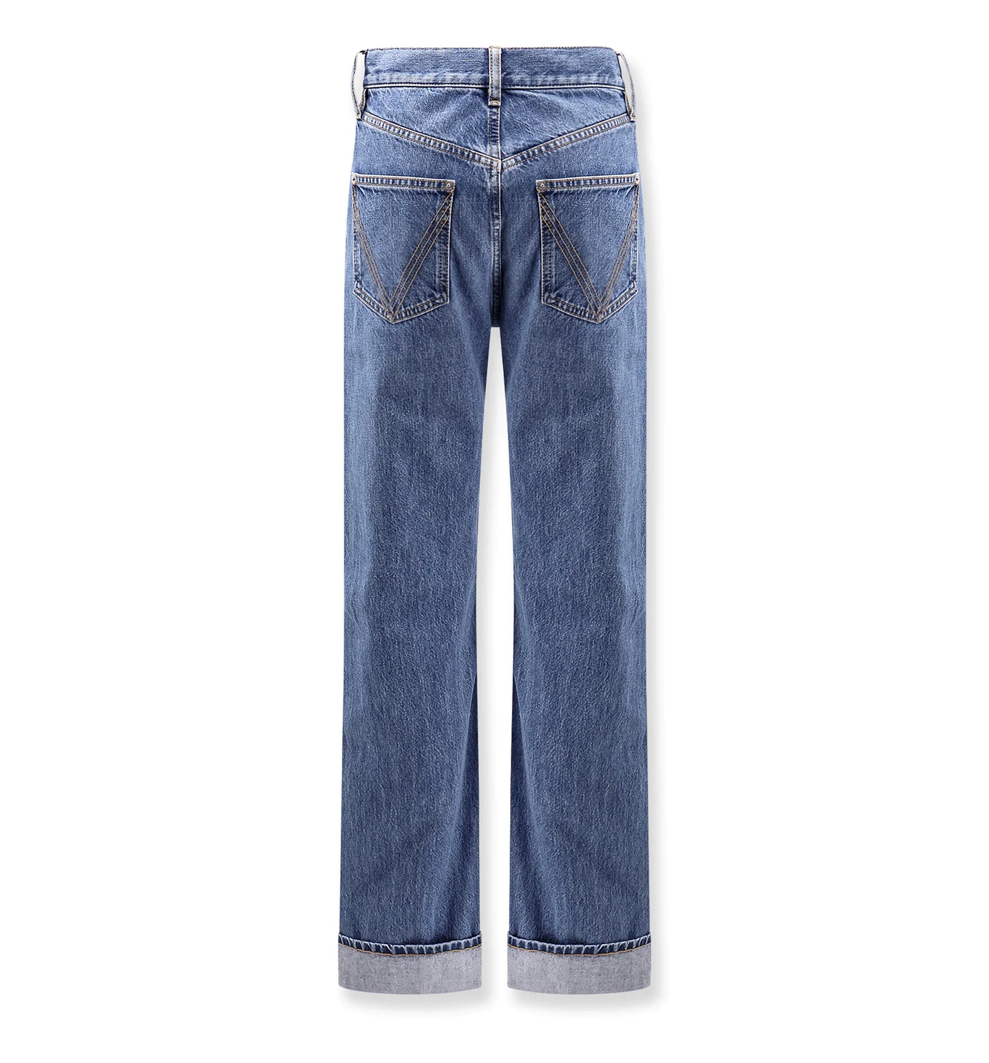 Vintage Indigo Straight Jeans