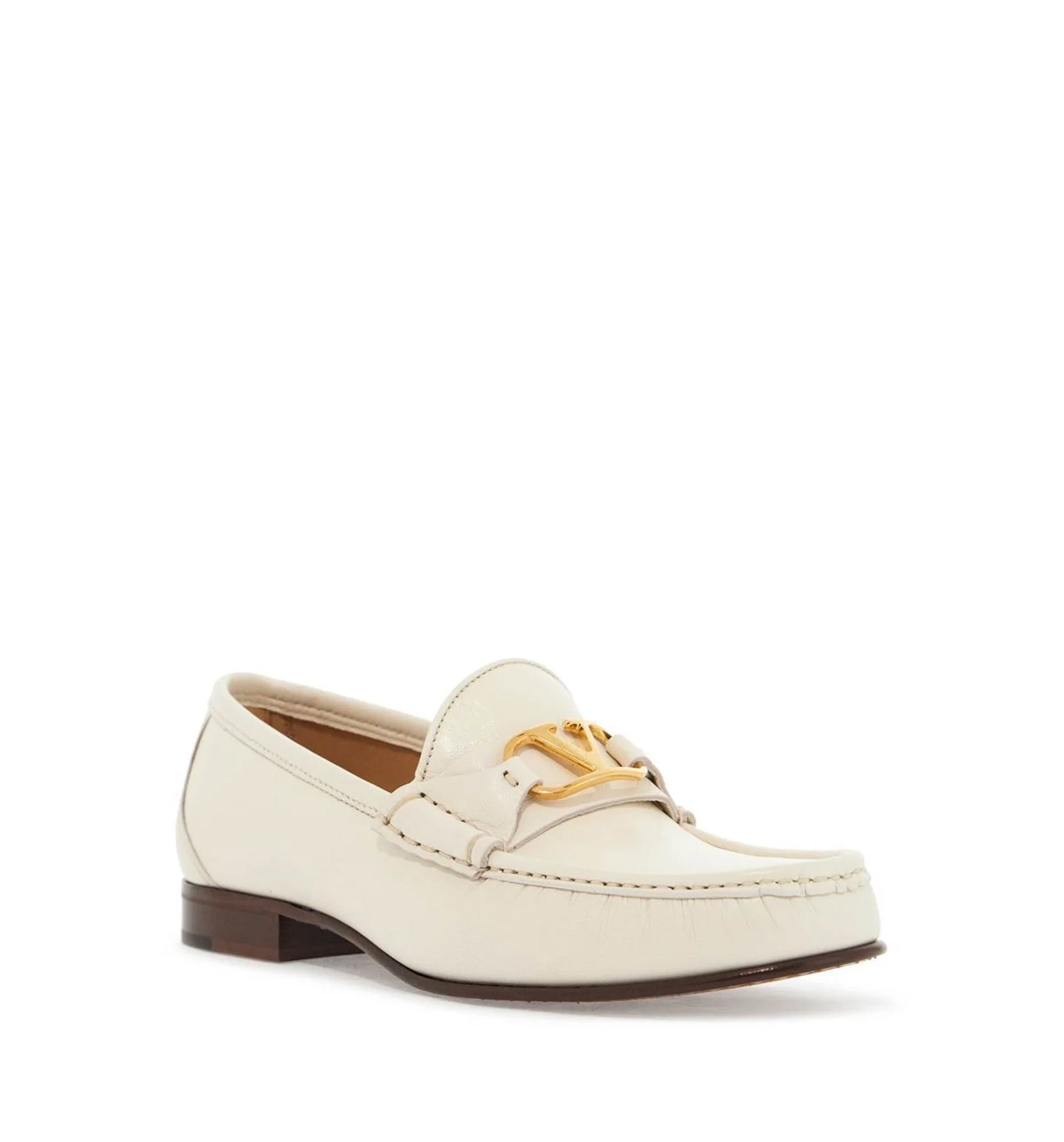 VLogo Plaque Slip-On Loafers