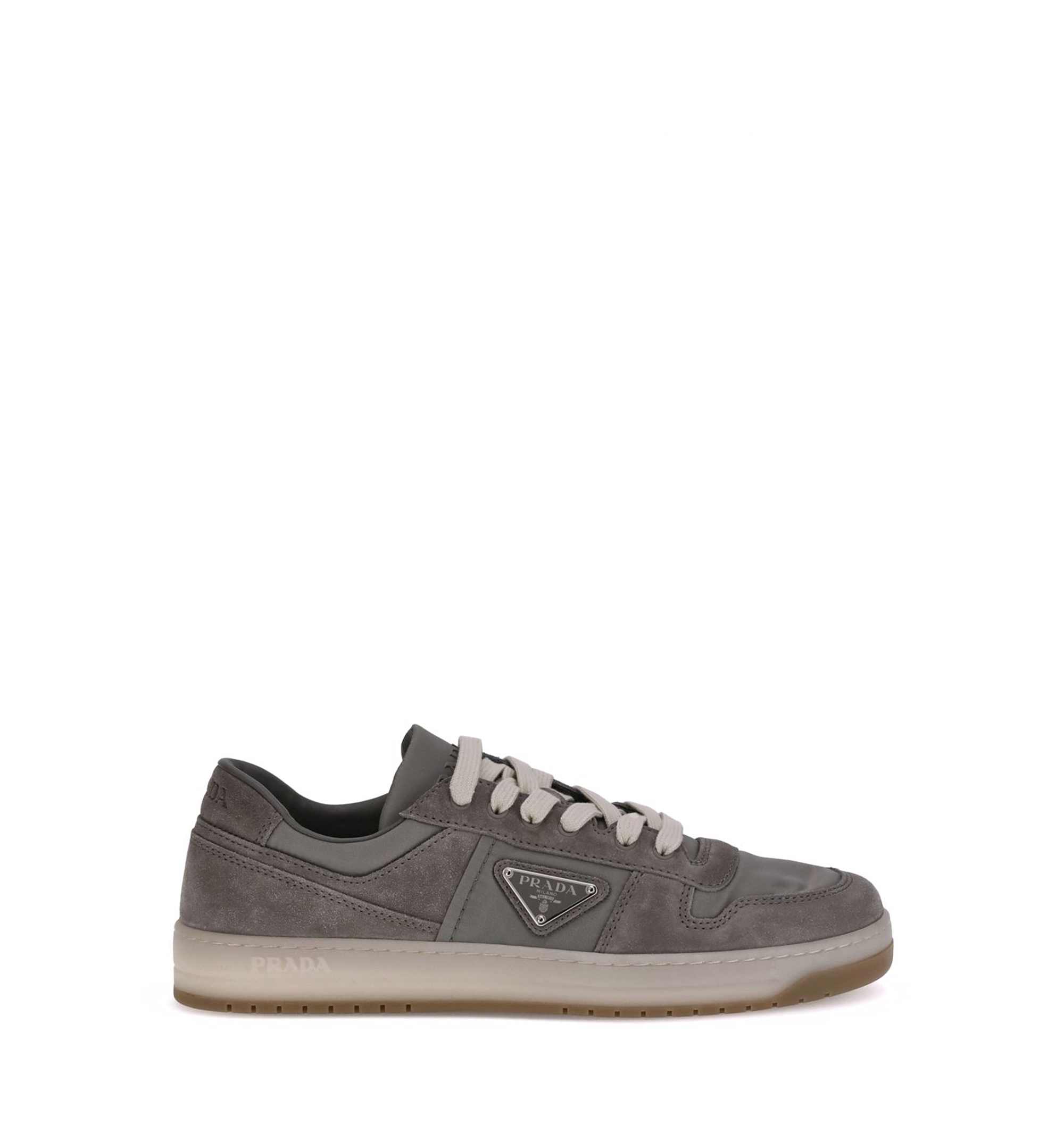 Downtown Re-Nylon and Suede Sneakers