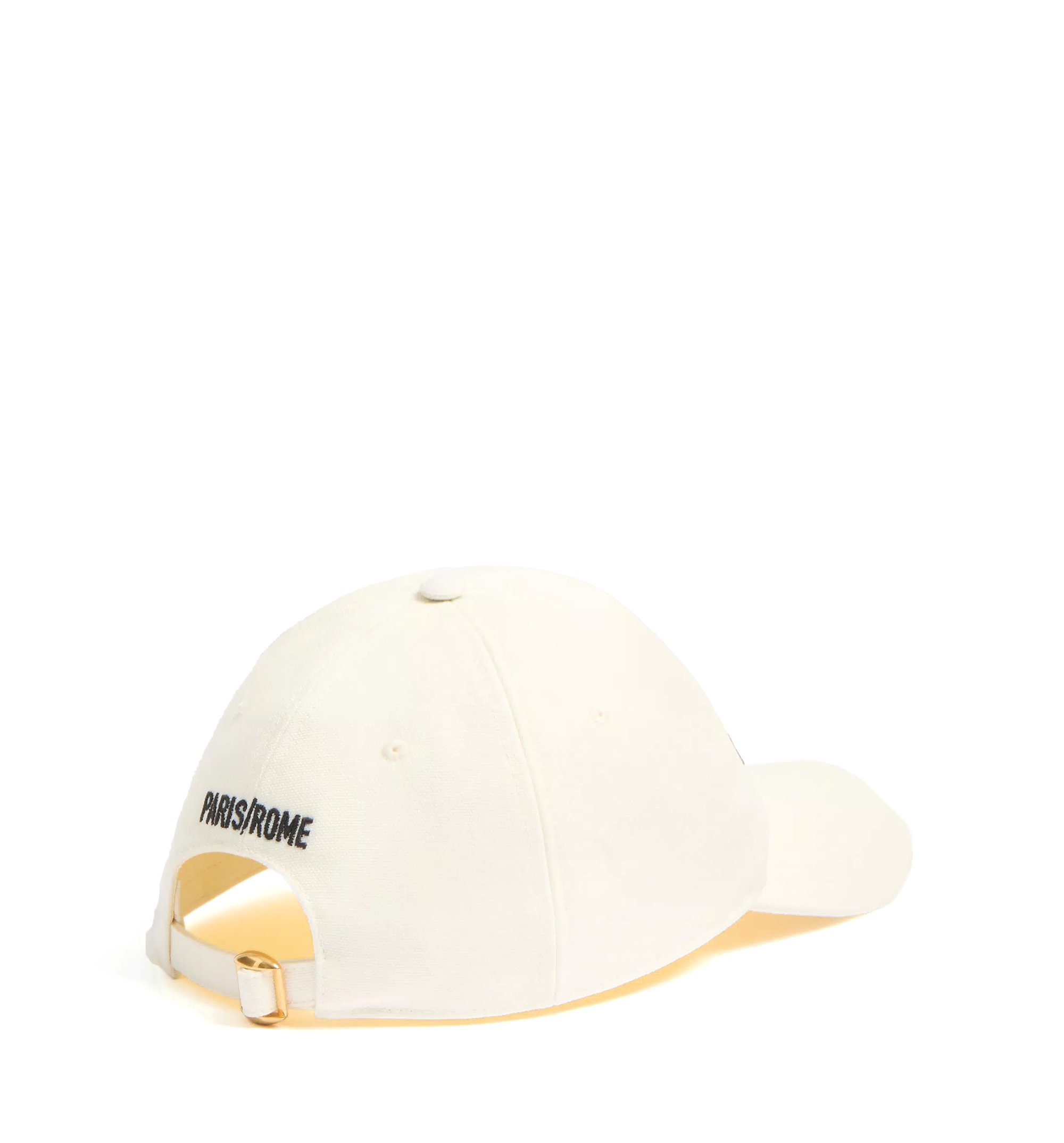 Chez Valentino Cotton Baseball Cap with Embroidery