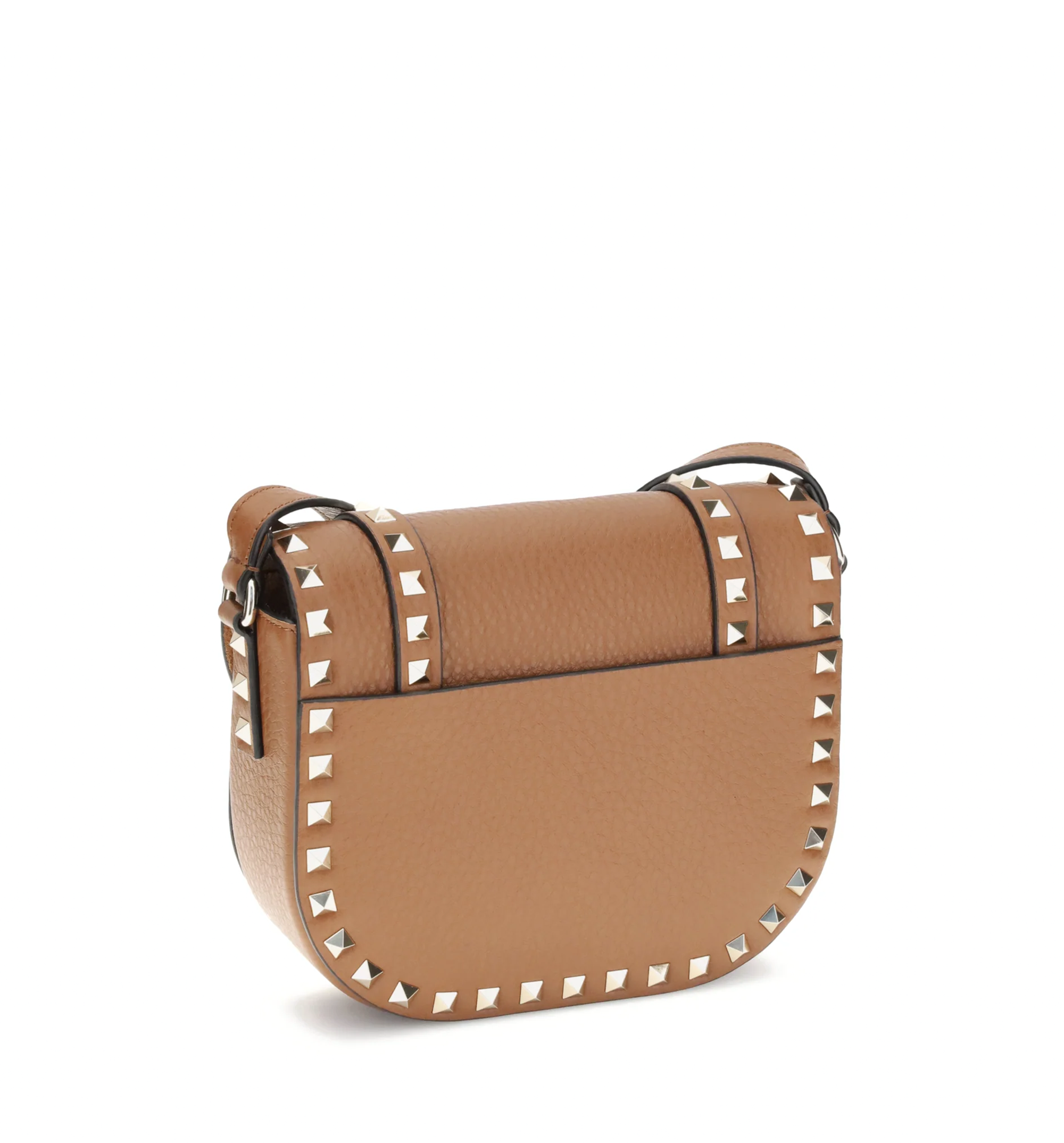 Small Rockstud Grainy Calfskin Crossbody Bag
