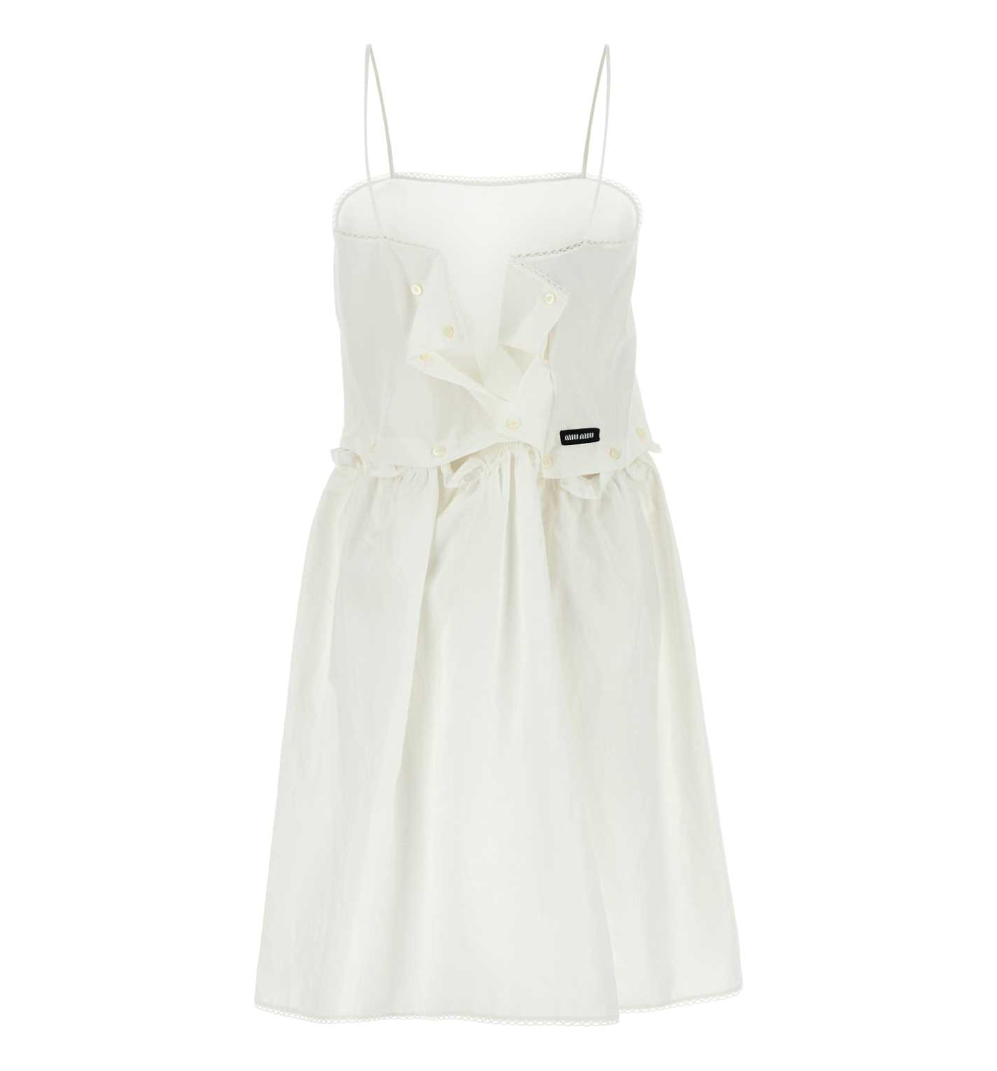 Logo-Patch Sleeveless Dress